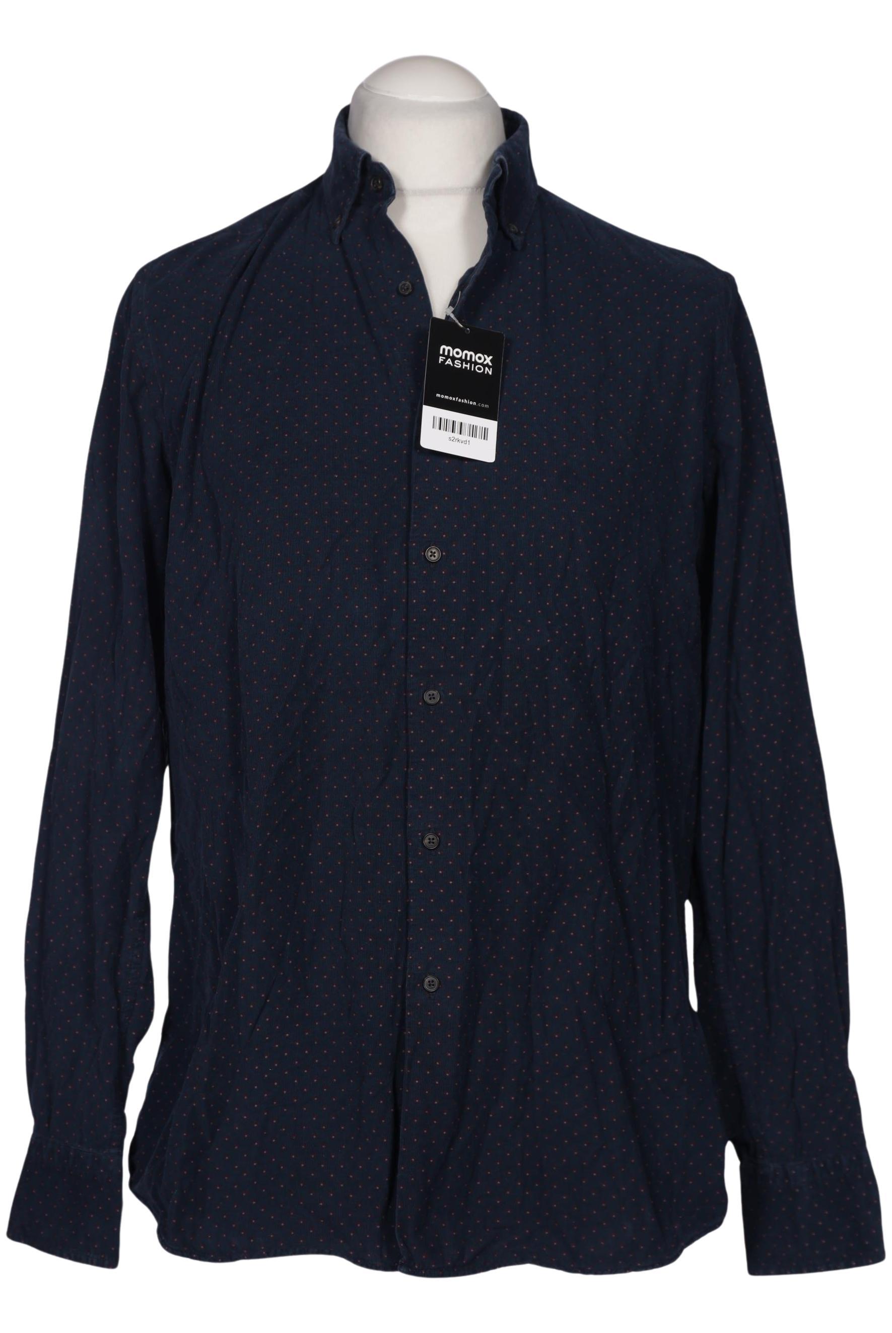 

Massimo Dutti Herren Hemd, marineblau, Gr. 52