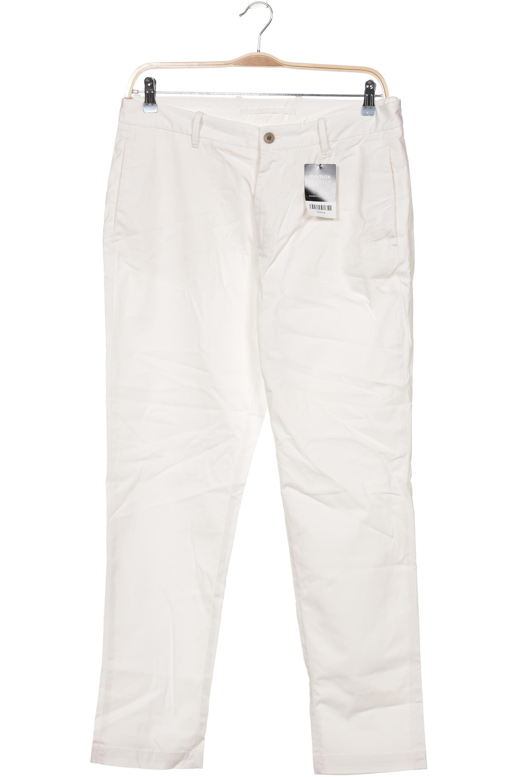 

Massimo Dutti Herren Stoffhose, weiß, Gr. 44