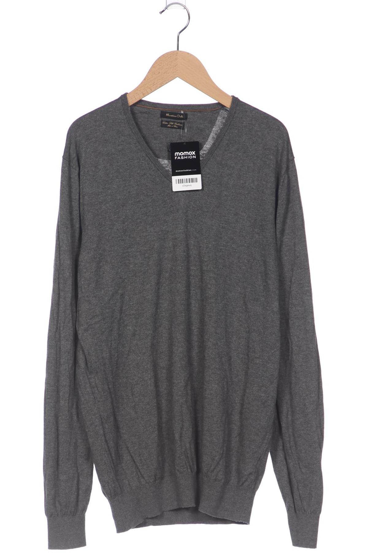 

Massimo Dutti Herren Pullover, grau, Gr. 52