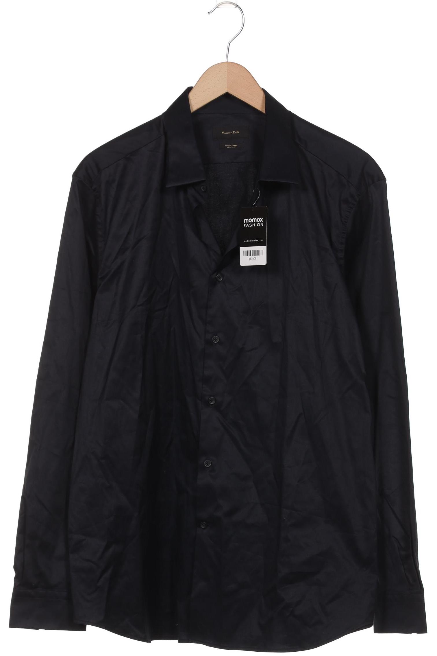 Thumbnail - Massimo Dutti Herren Hemd, marineblau, Gr. 56