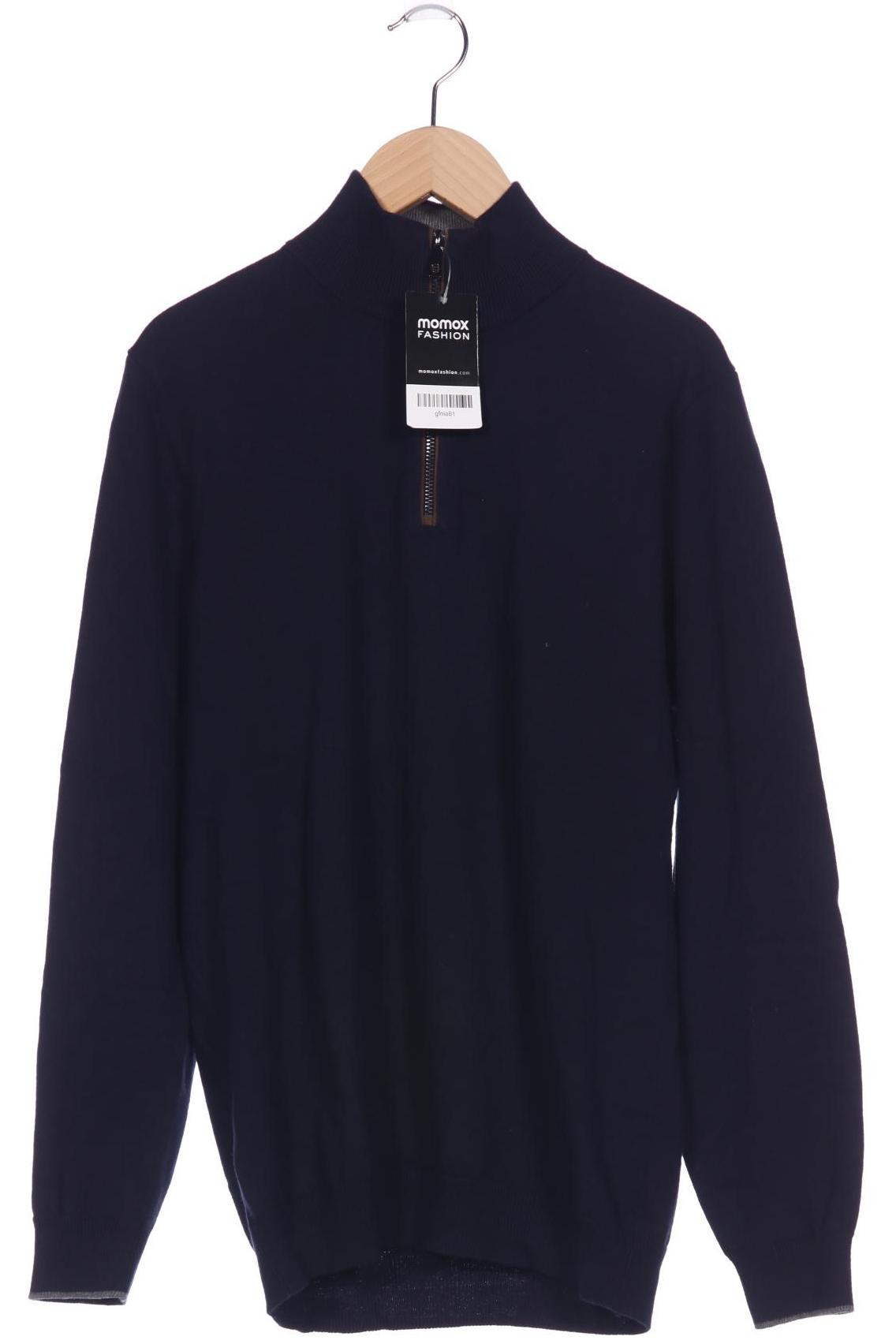 

Massimo Dutti Herren Pullover, marineblau, Gr. 48