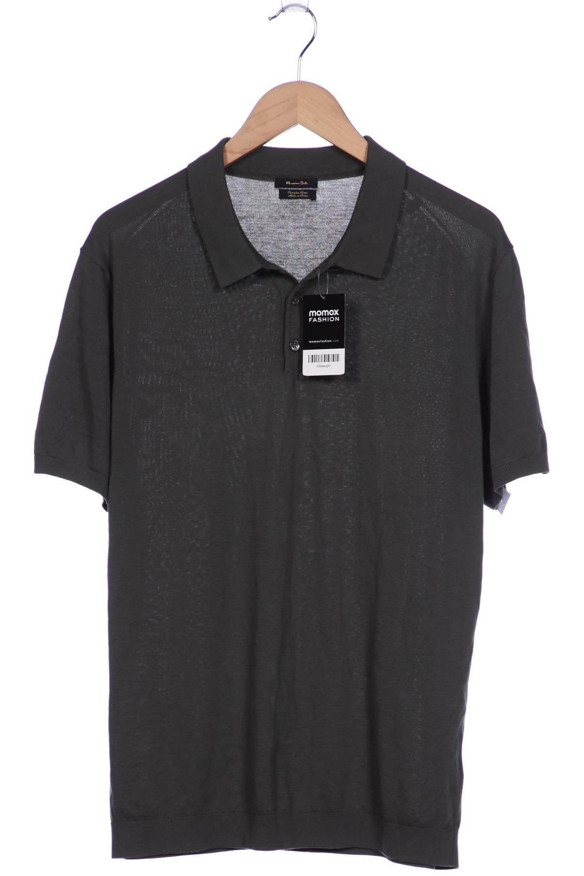 

Massimo Dutti Herren Poloshirt, grün, Gr. 56