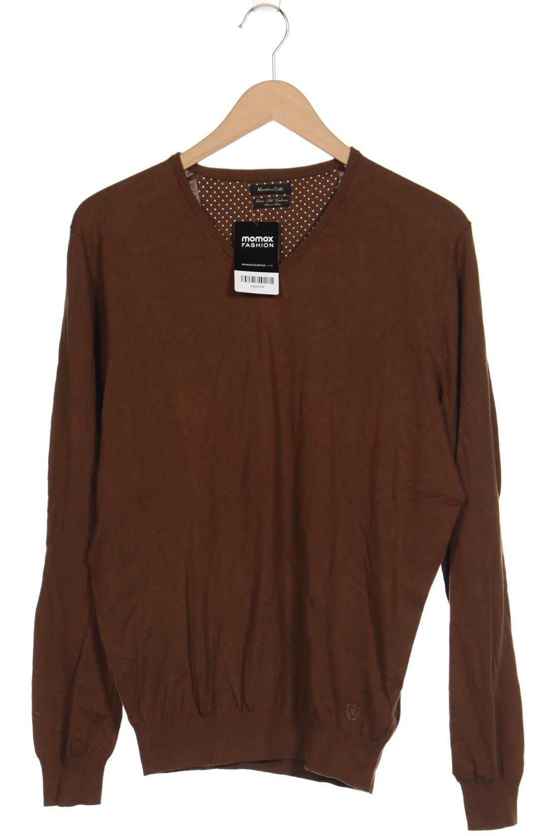 

Massimo Dutti Herren Pullover, braun, Gr. 52