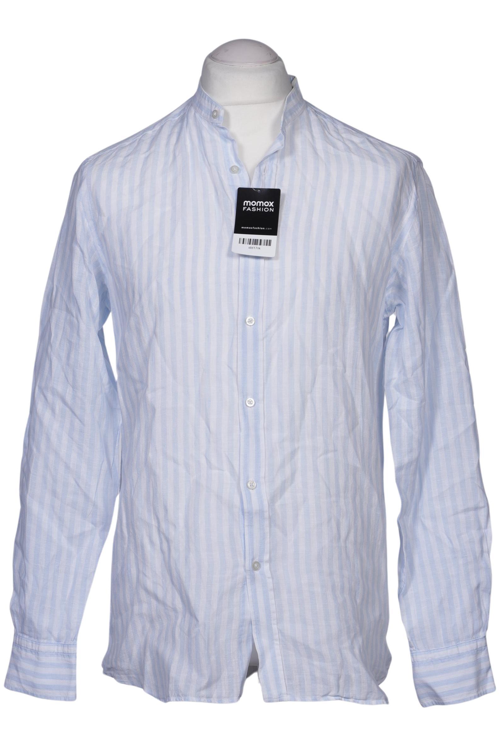 

Massimo Dutti Herren Hemd, hellblau, Gr. 48