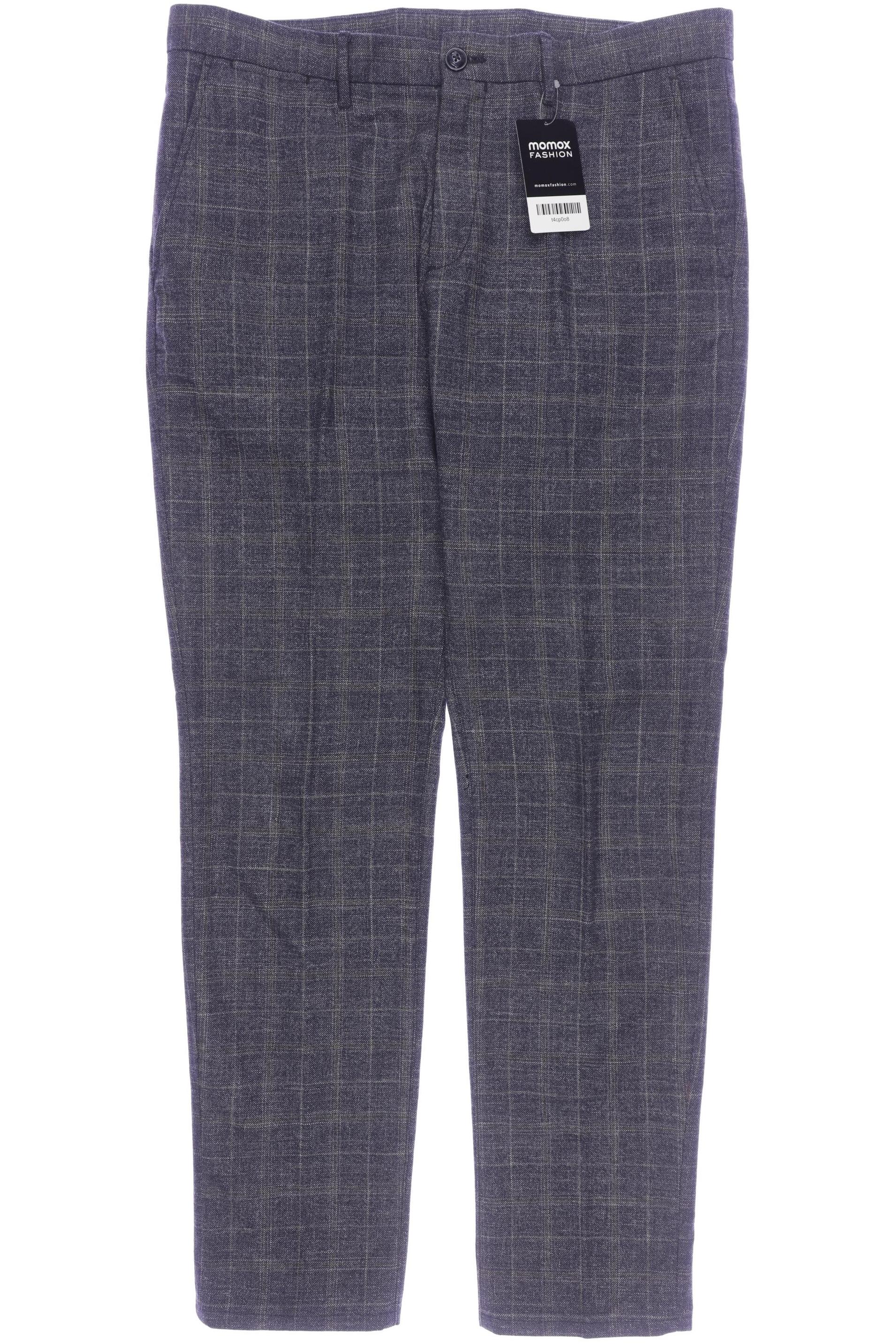 

Massimo Dutti Herren Stoffhose, marineblau, Gr. 32