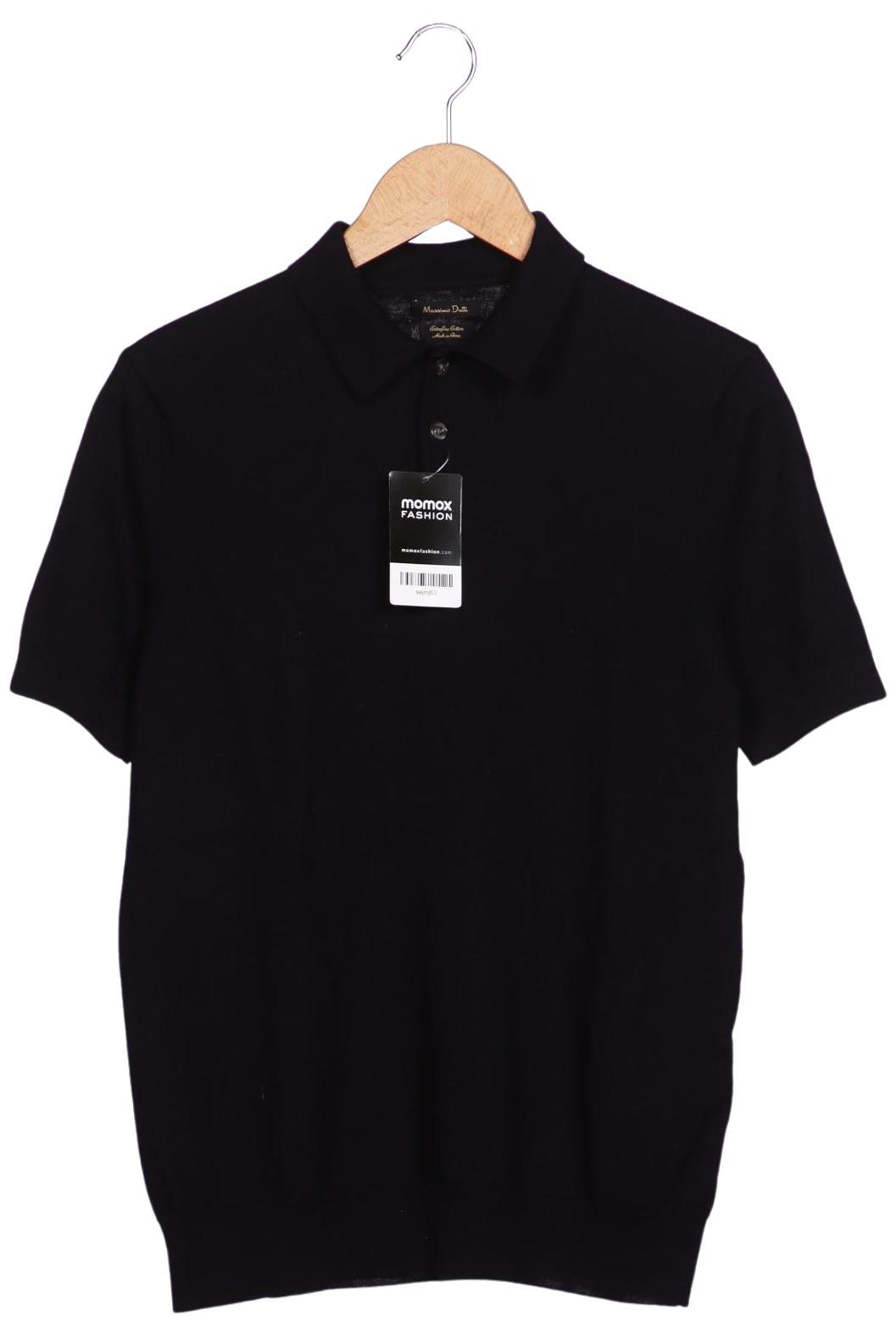 

Massimo Dutti Herren Poloshirt, schwarz, Gr. 46