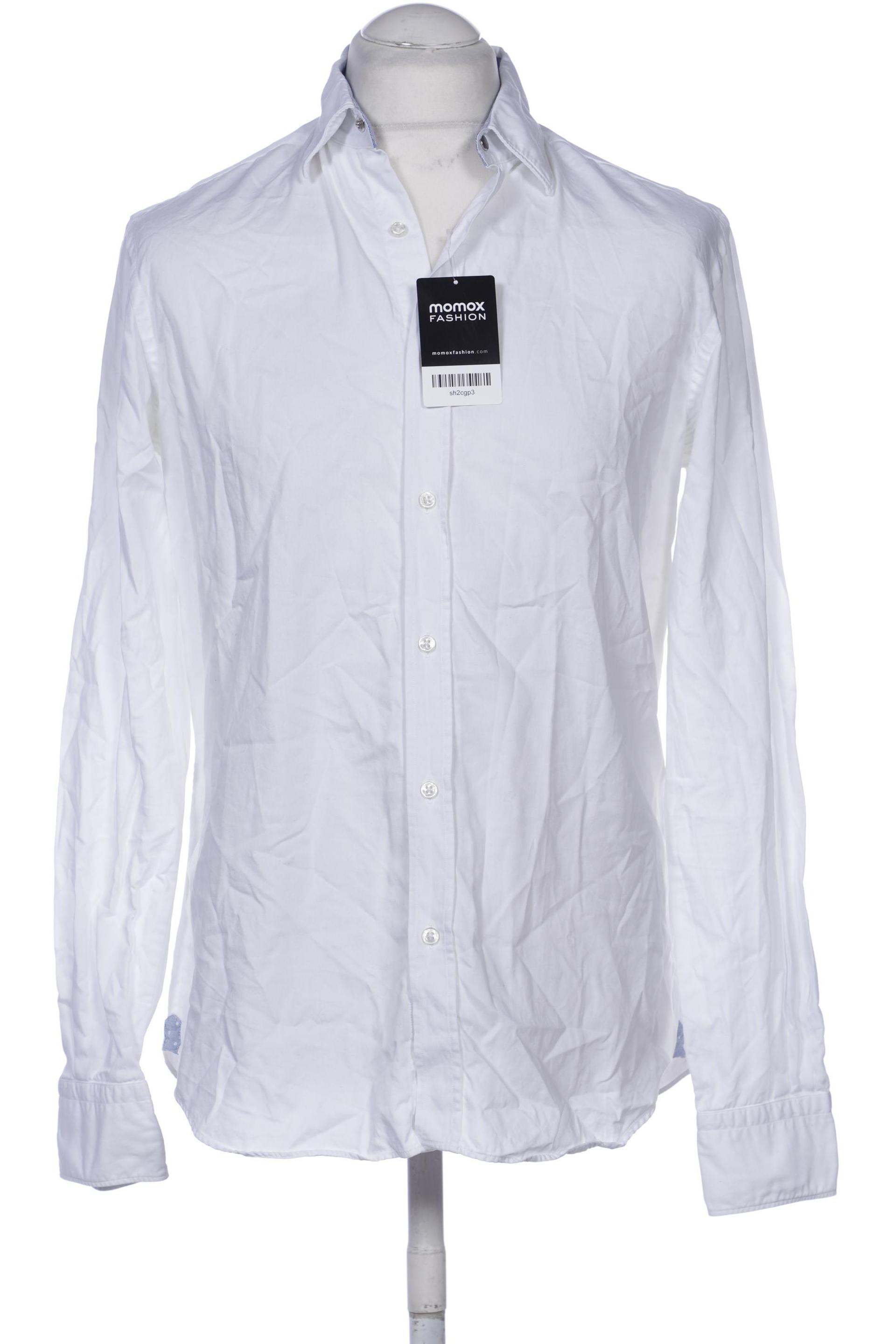 

Massimo Dutti Herren Hemd, weiß, Gr. 48