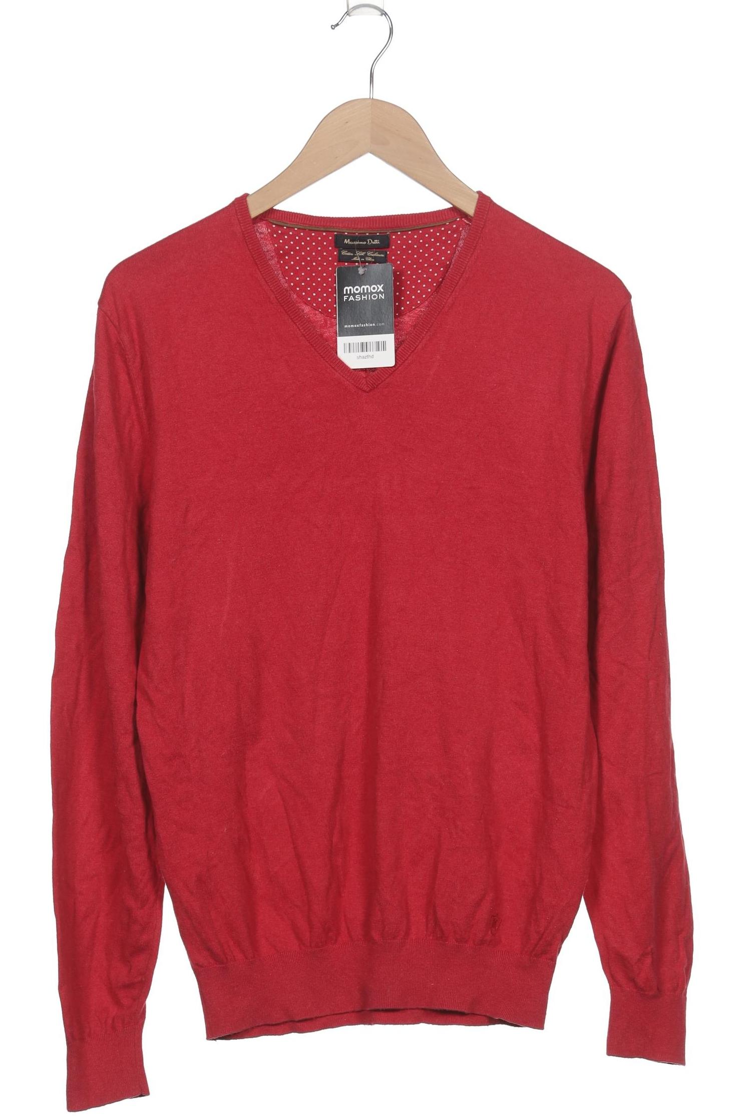 

Massimo Dutti Herren Pullover, rot, Gr. 54