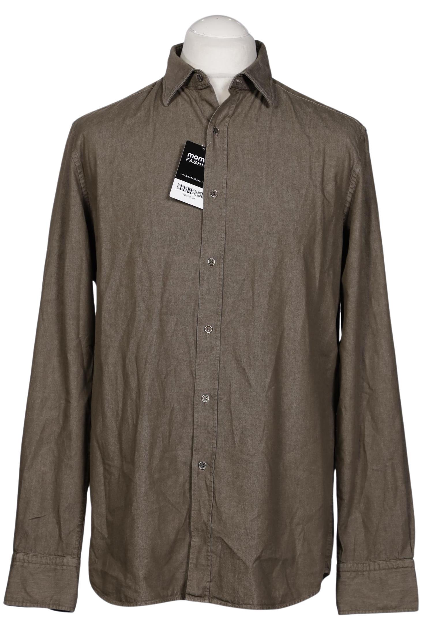 Thumbnail - Massimo Dutti Herren Hemd, braun, Gr. 52