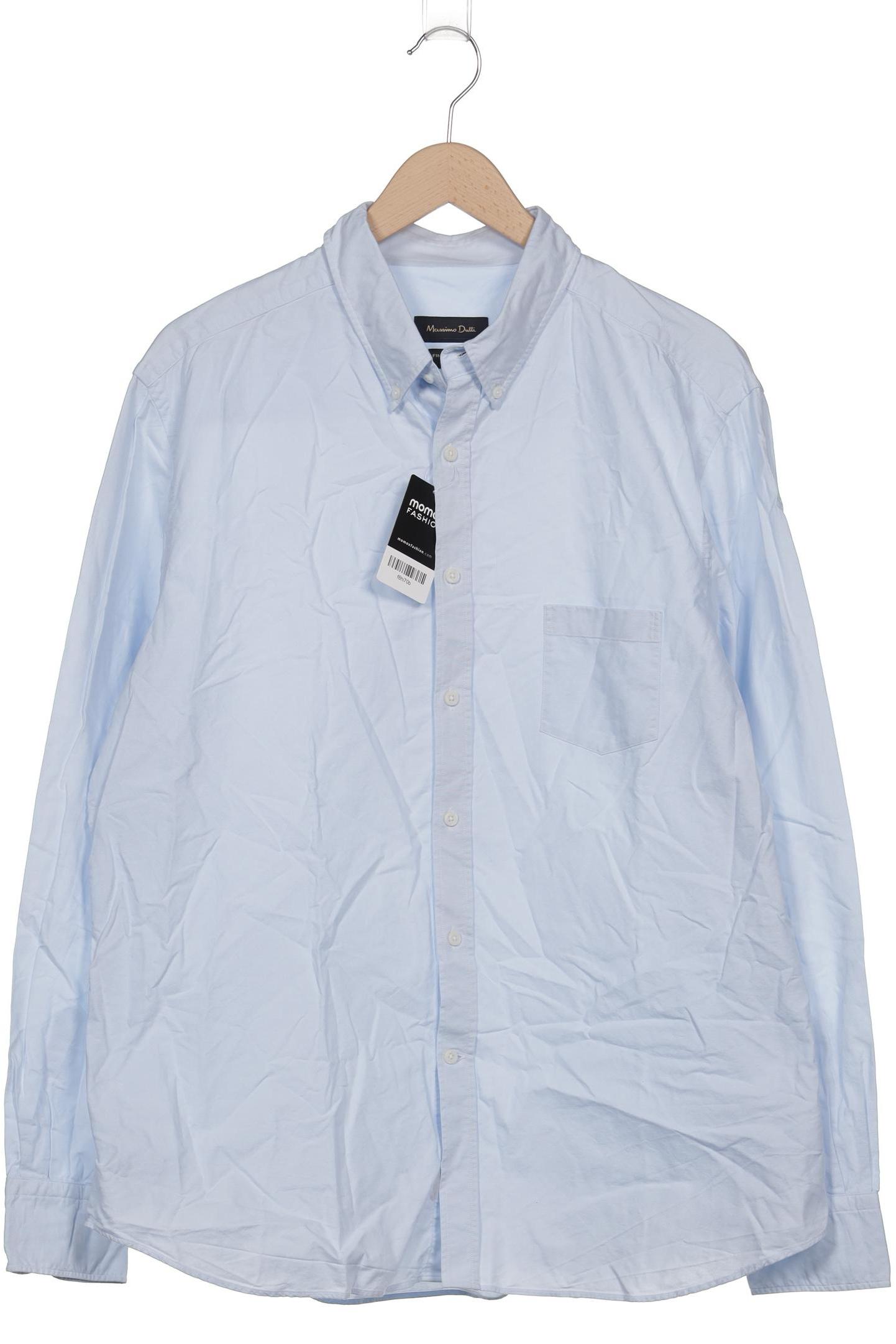 

Massimo Dutti Herren Hemd, hellblau, Gr. 56