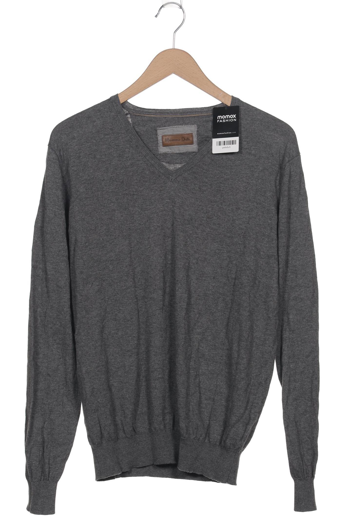 

Massimo Dutti Herren Pullover, grau, Gr. 54
