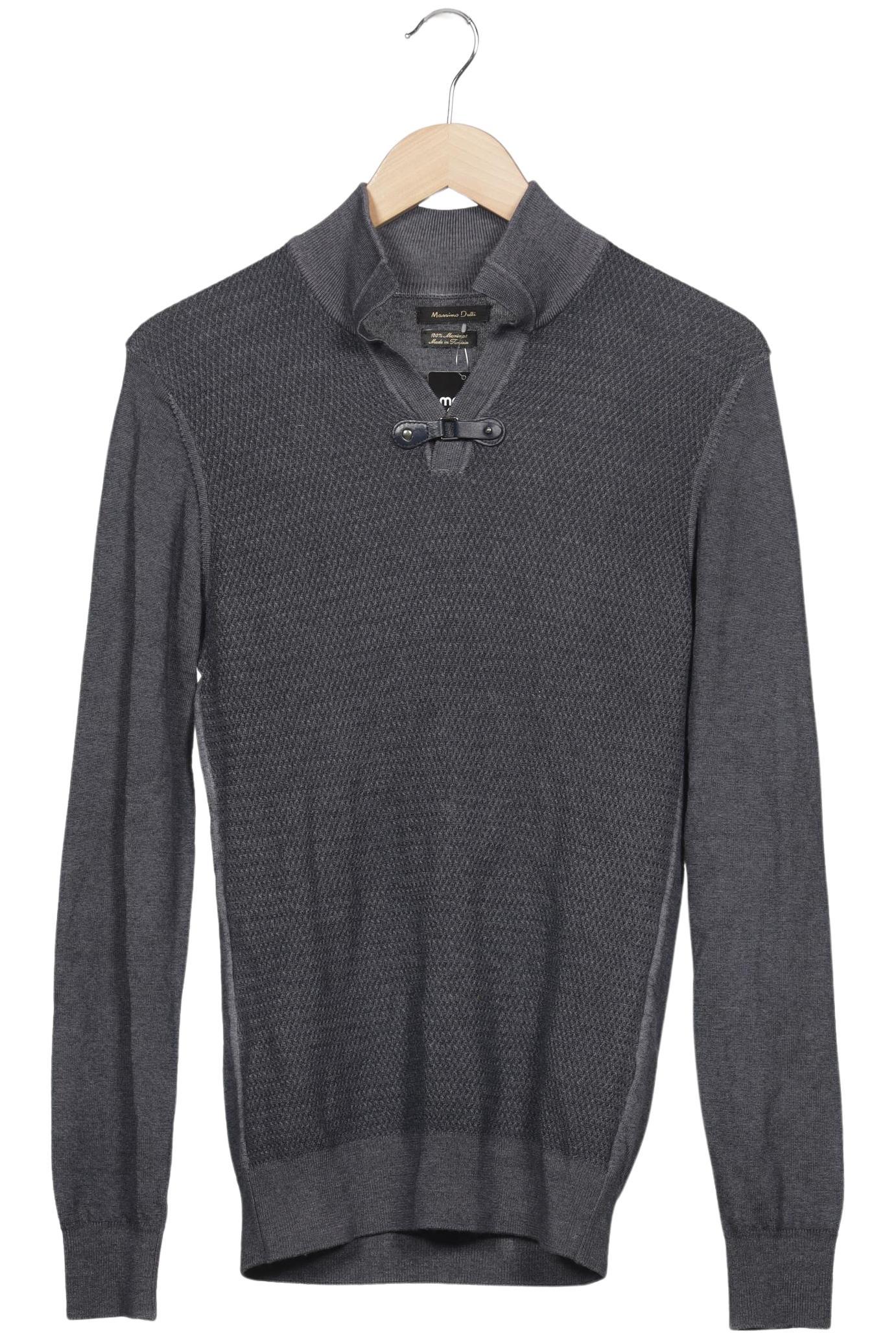 

Massimo Dutti Herren Pullover, grau, Gr. 52
