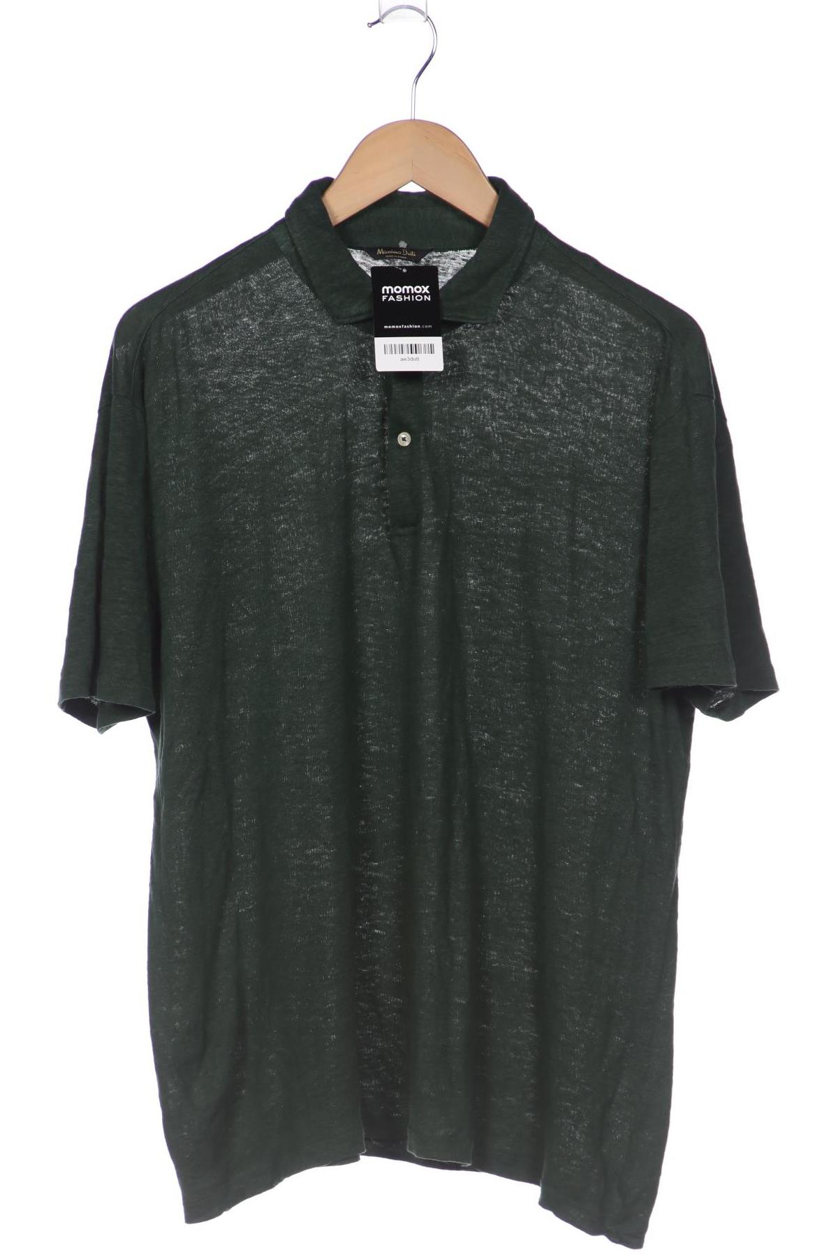 

Massimo Dutti Herren Poloshirt, grün, Gr. 56