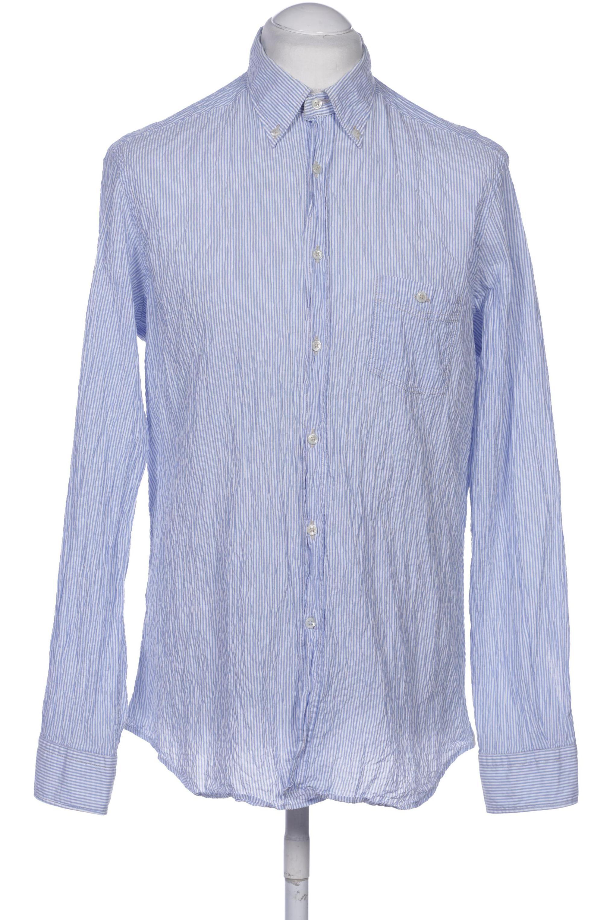 

Massimo Dutti Herren Hemd, blau, Gr. 54