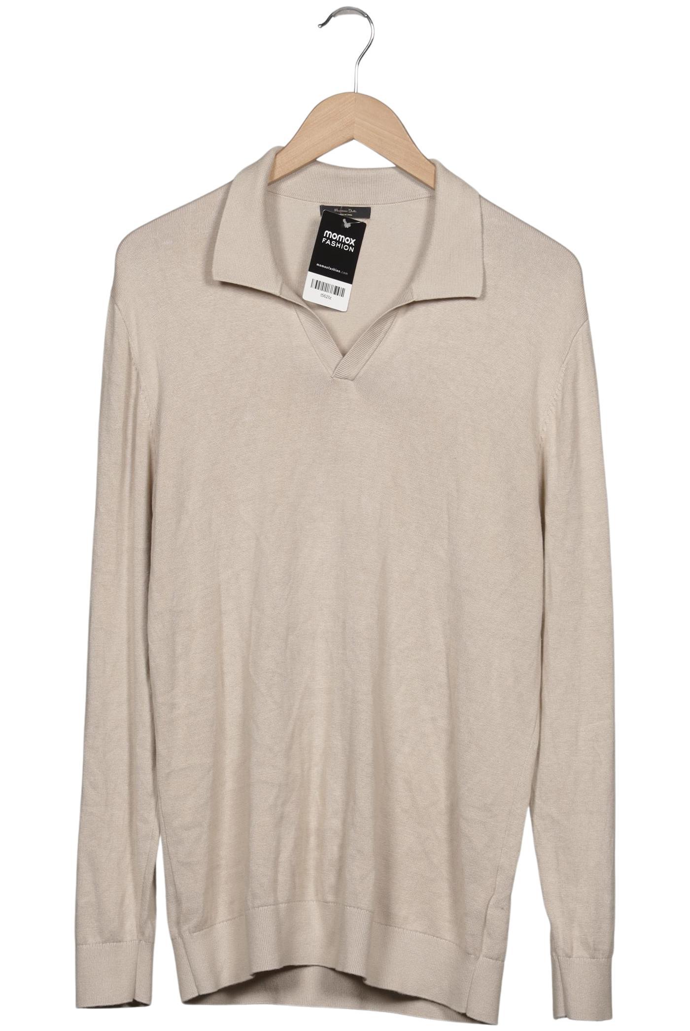 

Massimo Dutti Herren Pullover, beige, Gr. 52
