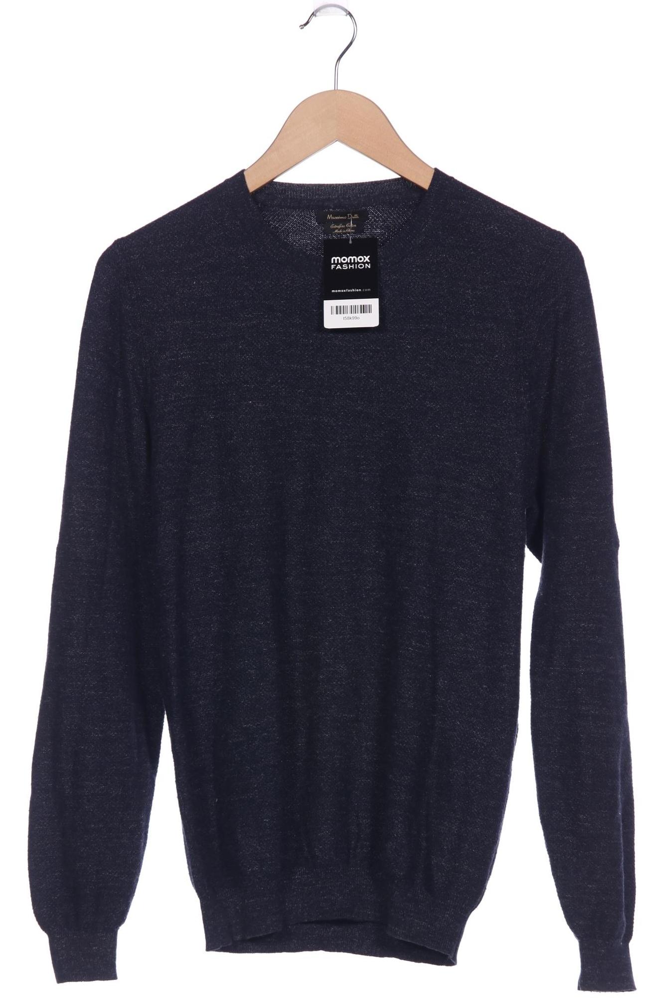 

Massimo Dutti Herren Pullover, marineblau, Gr. 46