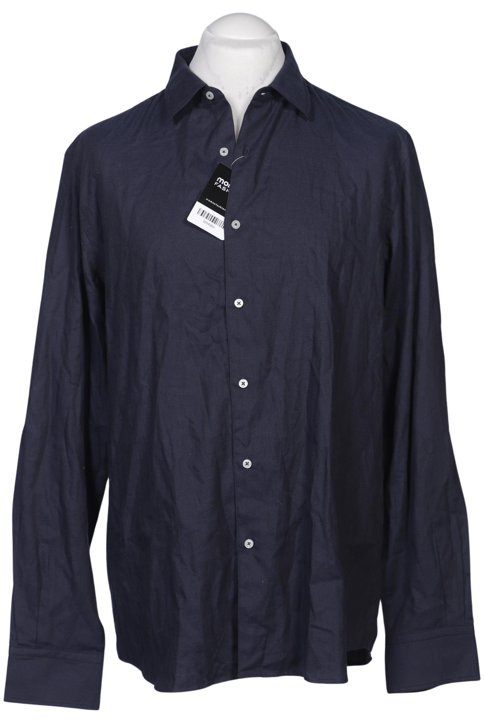 

Massimo Dutti Herren Hemd, marineblau, Gr. 54