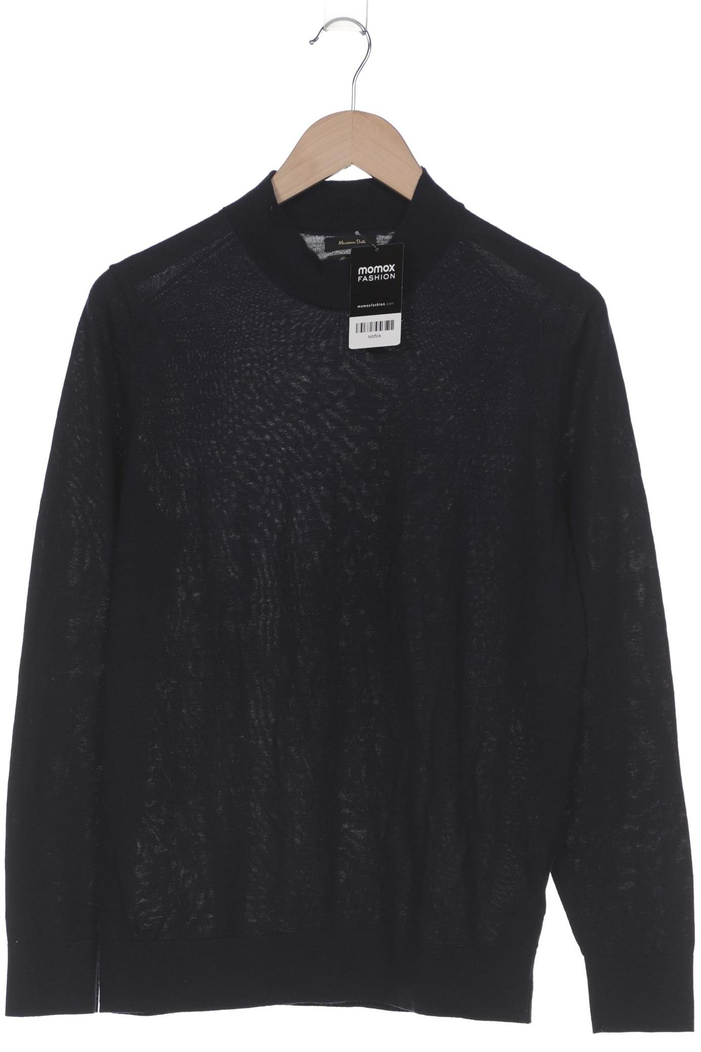 

Massimo Dutti Herren Pullover, marineblau, Gr. 48