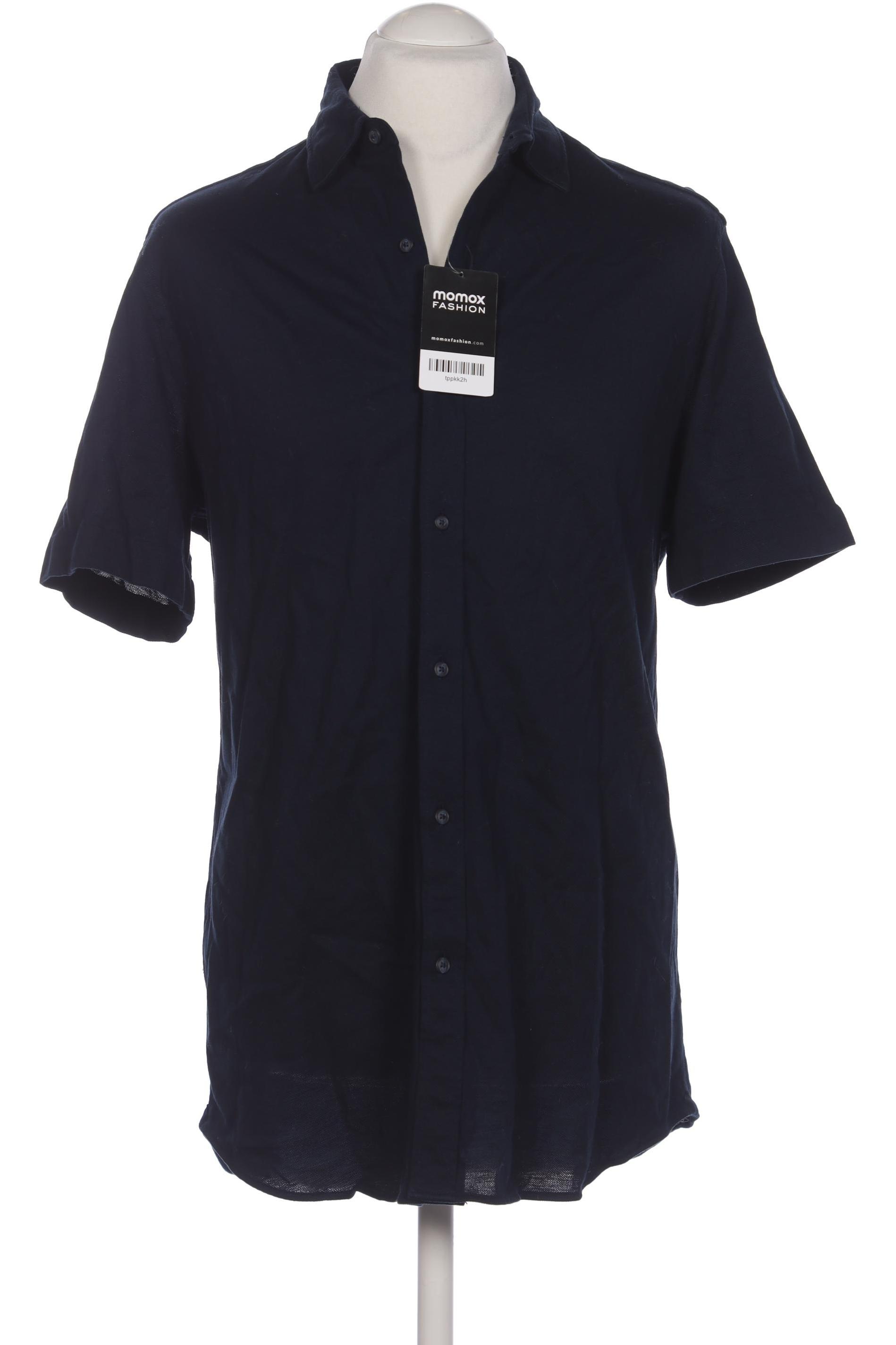 

Massimo Dutti Herren Hemd, marineblau, Gr. 54