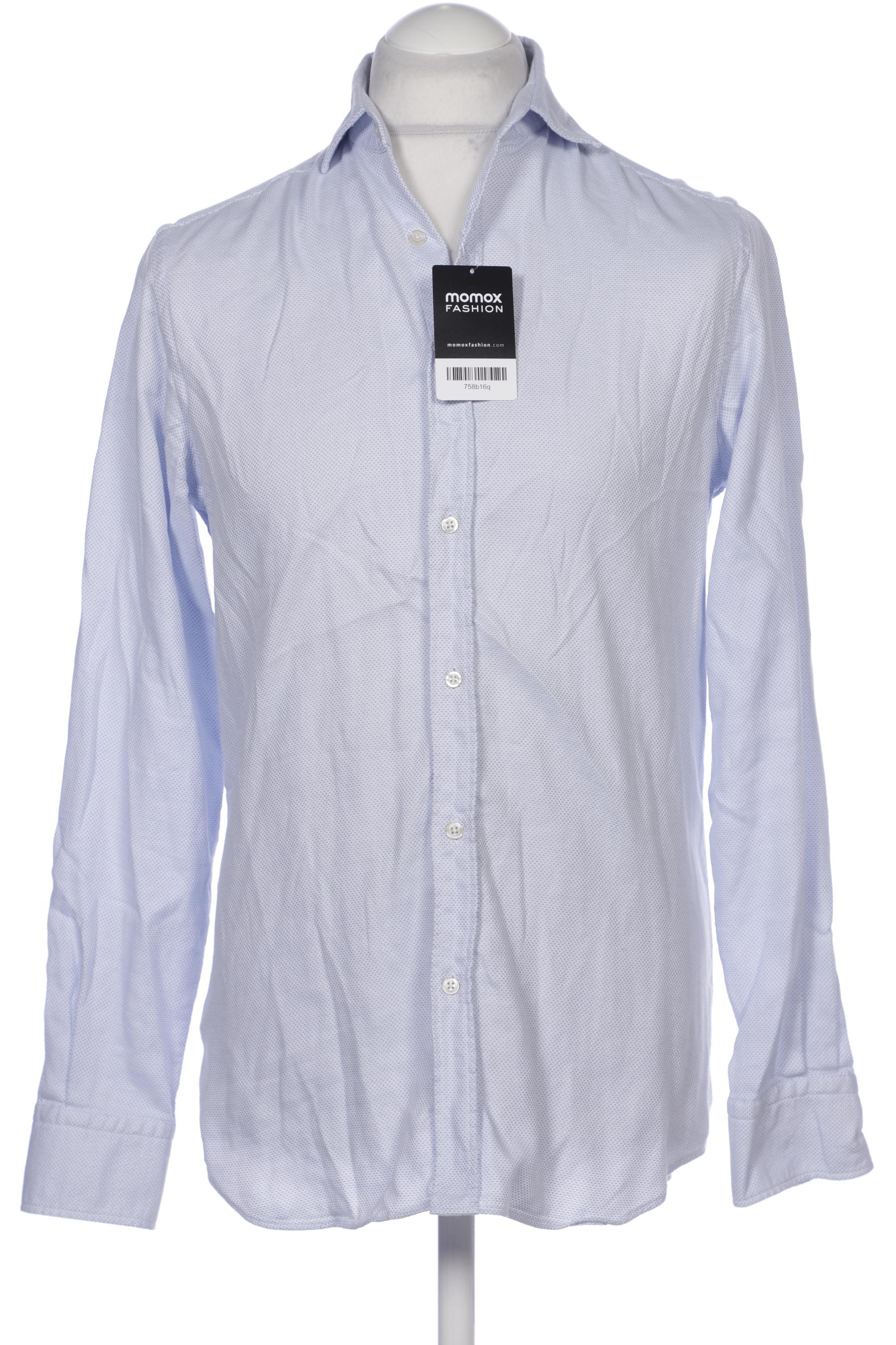 

Massimo Dutti Herren Hemd, hellblau, Gr. 48