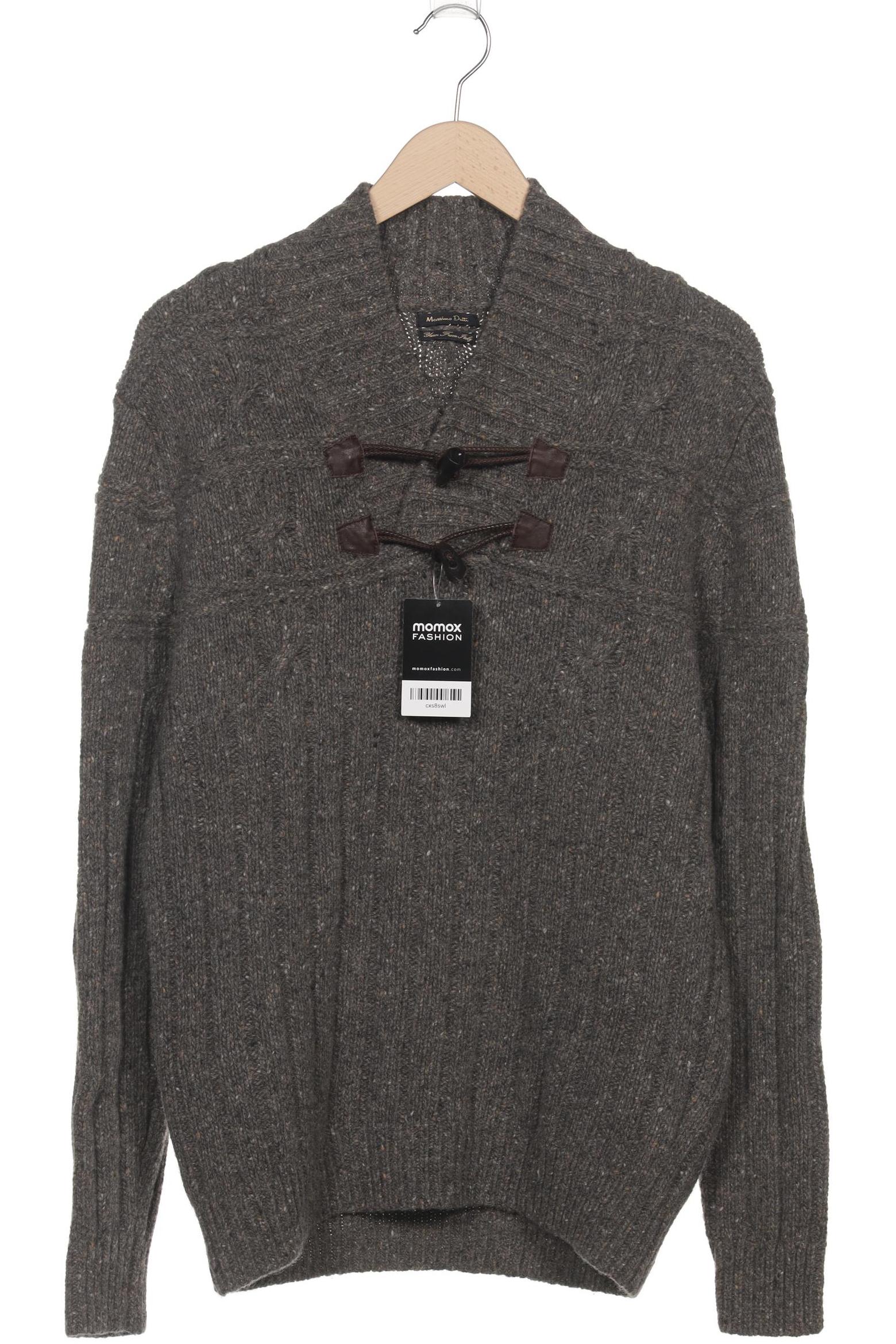 

Massimo Dutti Herren Pullover, grau, Gr. 56