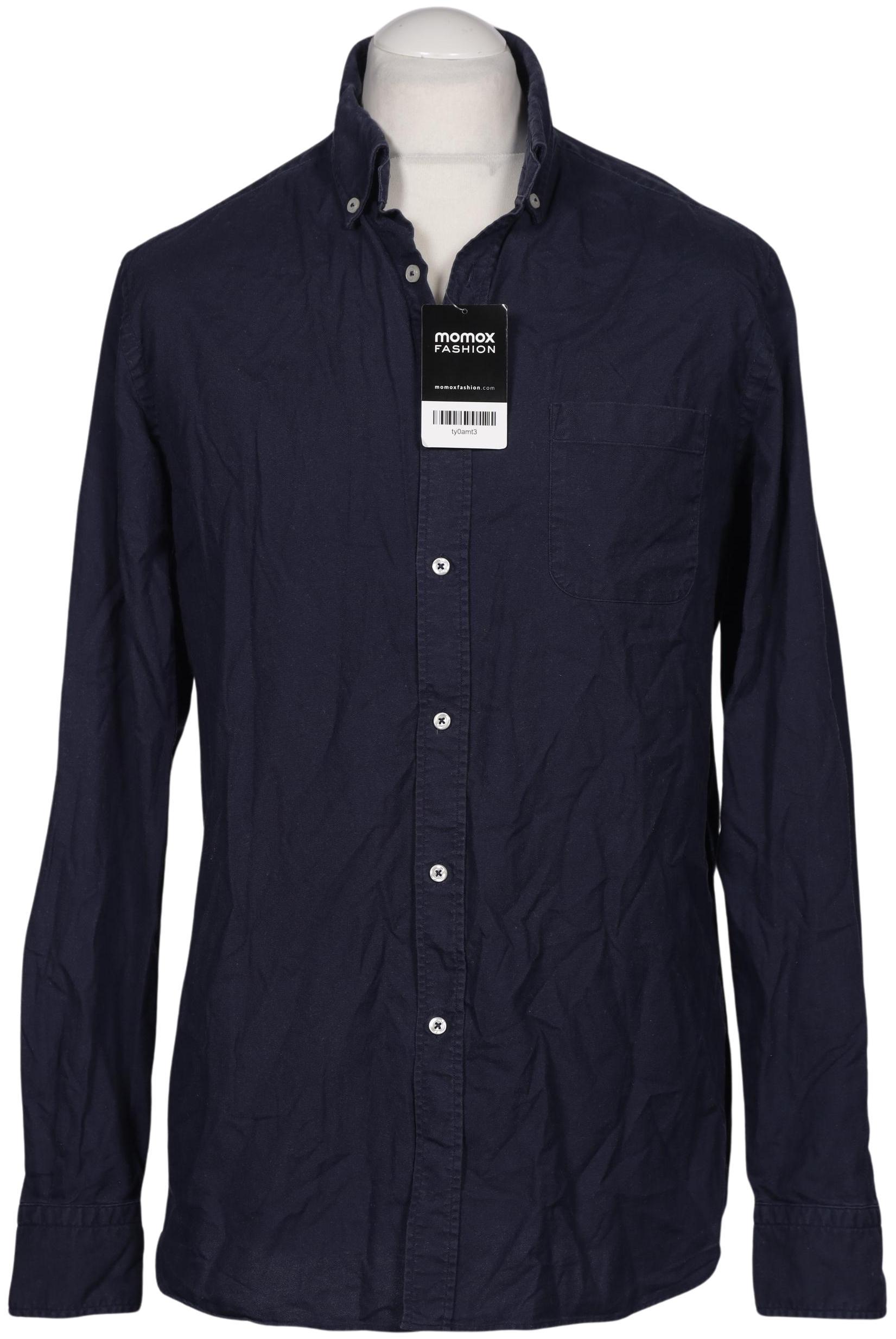 

Massimo Dutti Herren Hemd, marineblau, Gr. 52