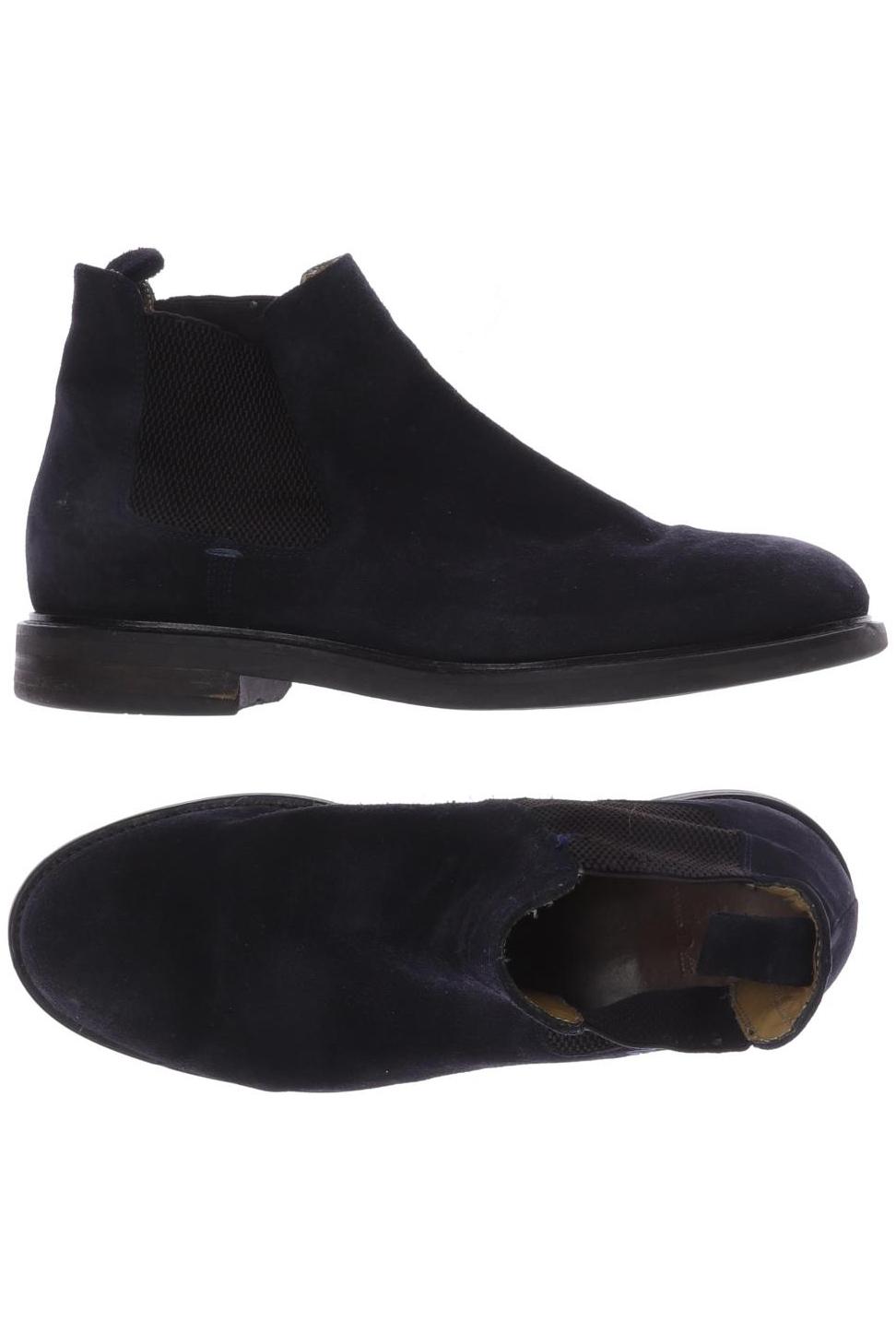 

Massimo Dutti Herren Stiefel, marineblau, Gr. 43
