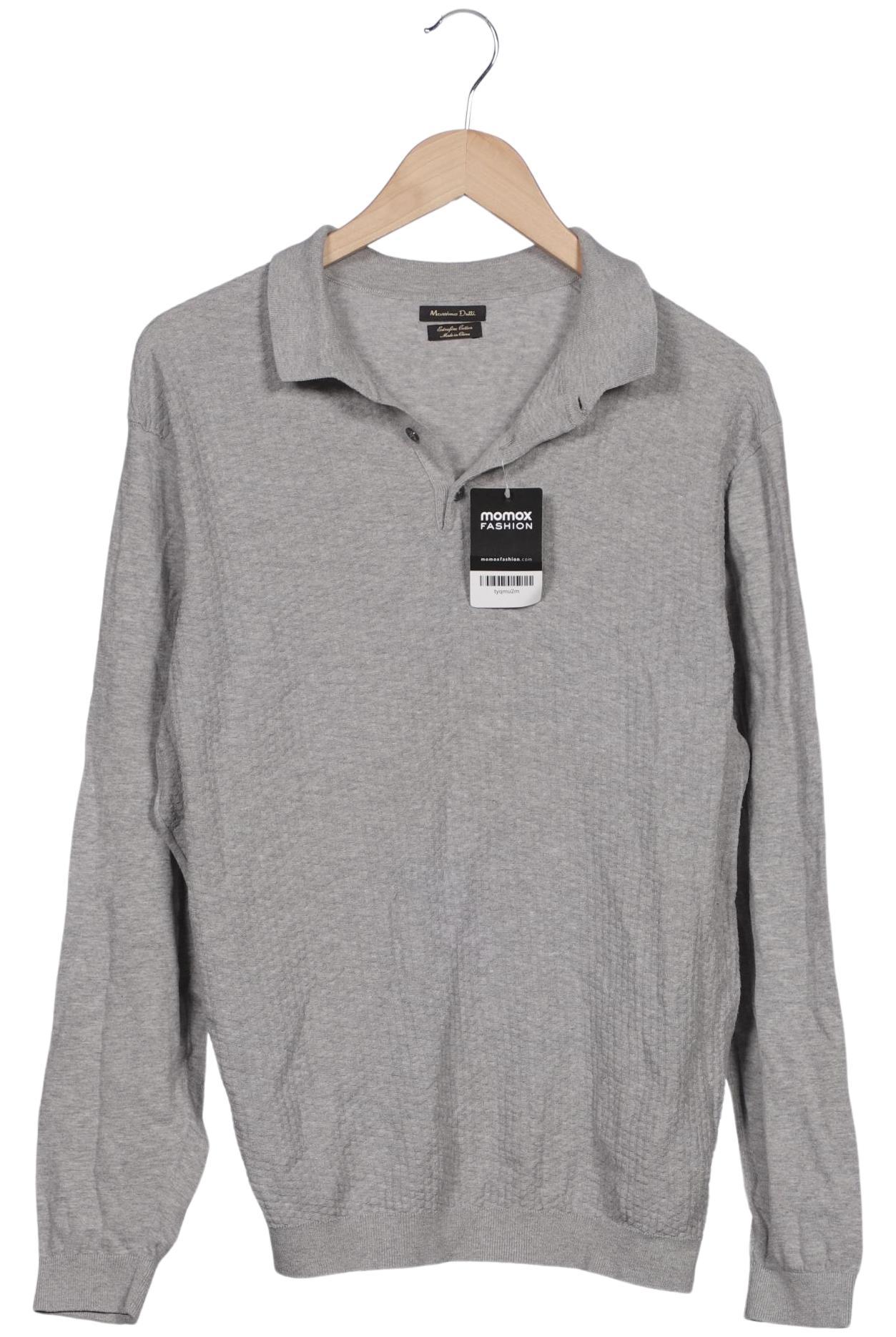 

Massimo Dutti Herren Poloshirt, grau, Gr. 54