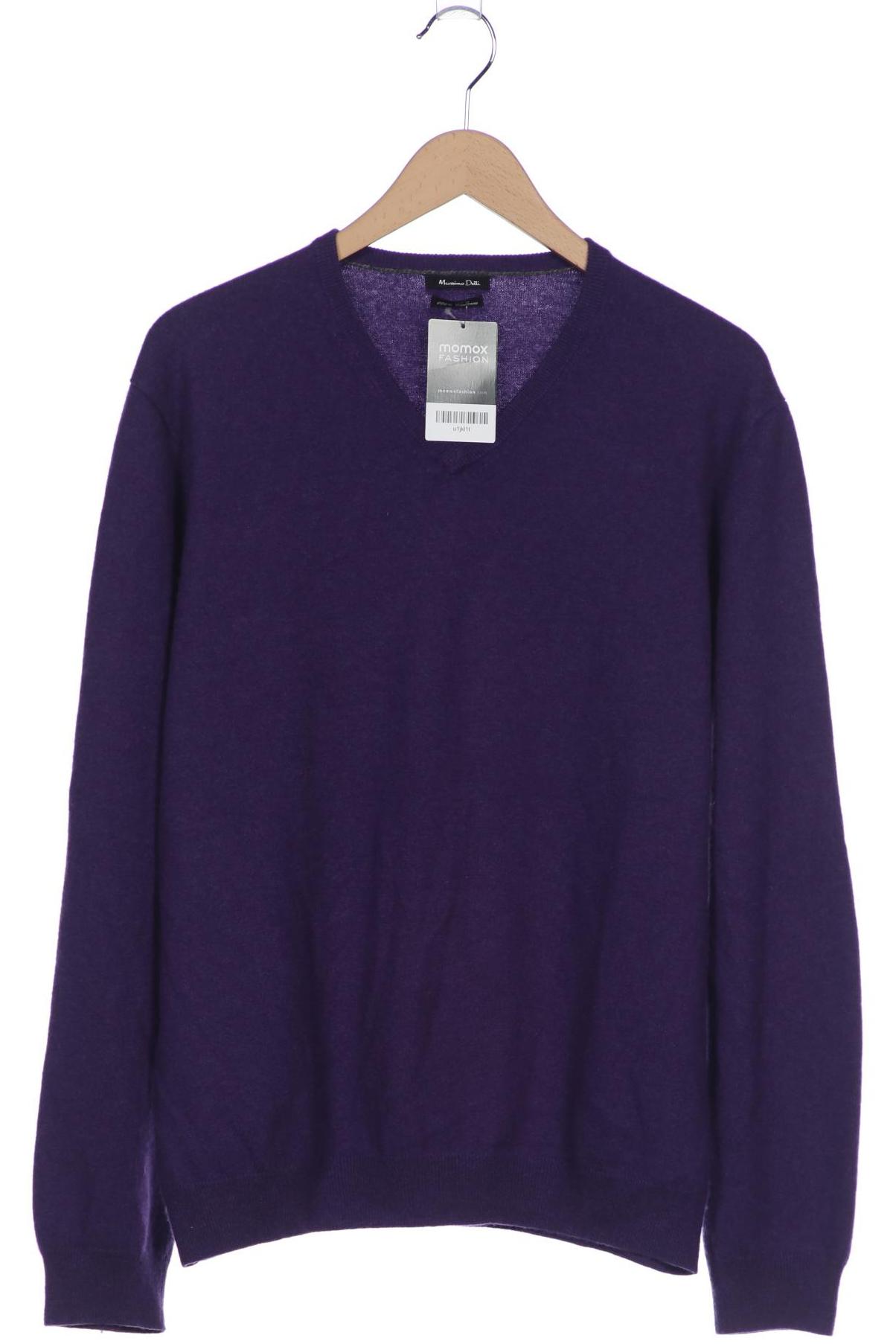 

Massimo Dutti Herren Pullover, flieder, Gr. 44