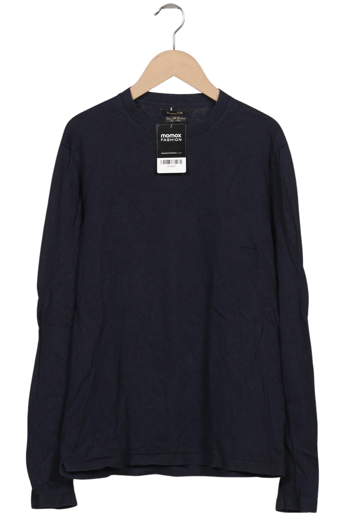 

Massimo Dutti Herren Pullover, marineblau, Gr. 52