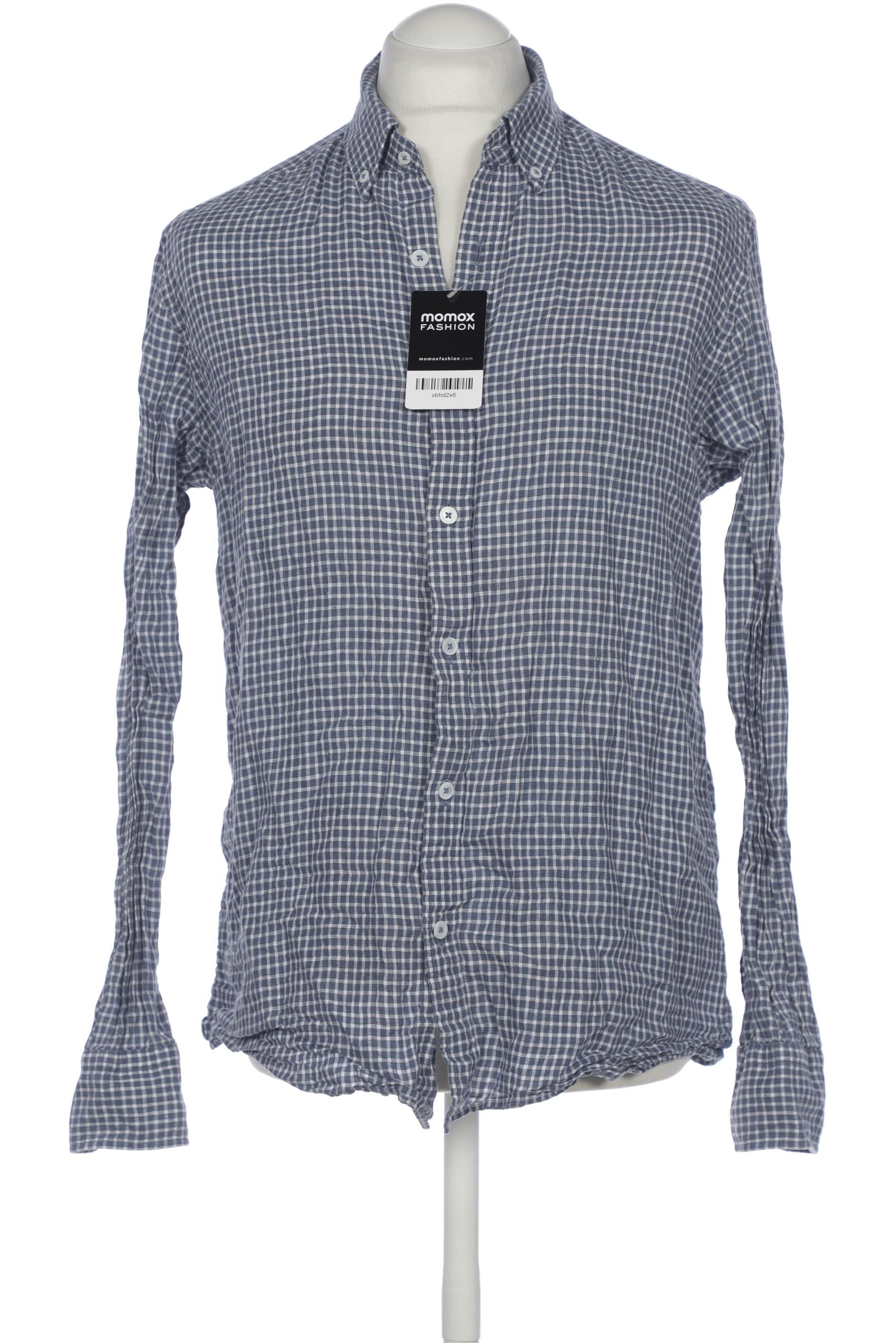 

Massimo Dutti Herren Hemd, blau, Gr. 52