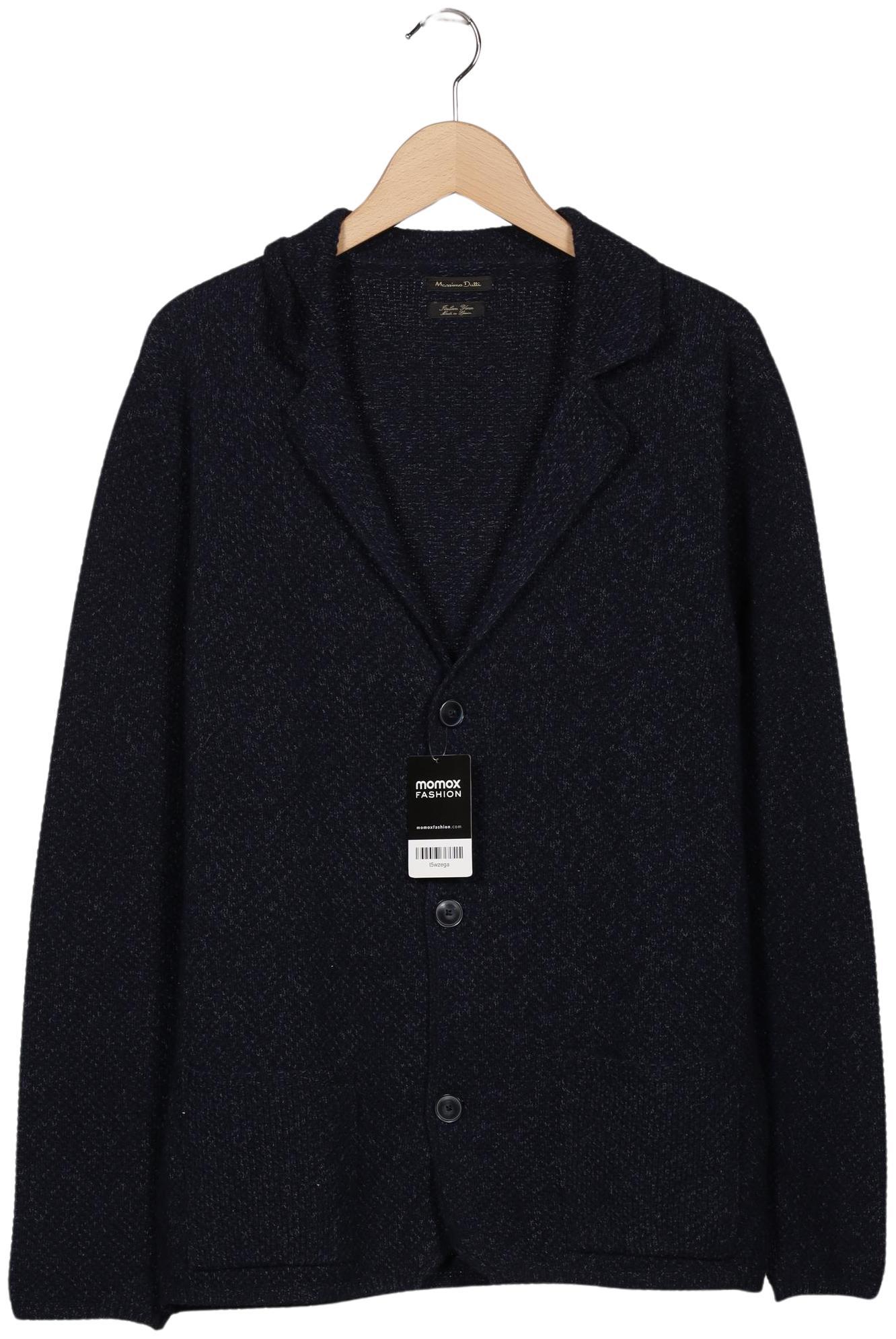 

Massimo Dutti Herren Strickjacke, marineblau, Gr. 54