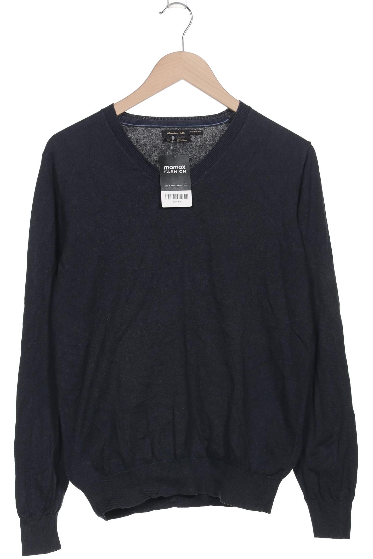 

Massimo Dutti Herren Pullover, marineblau, Gr. 48