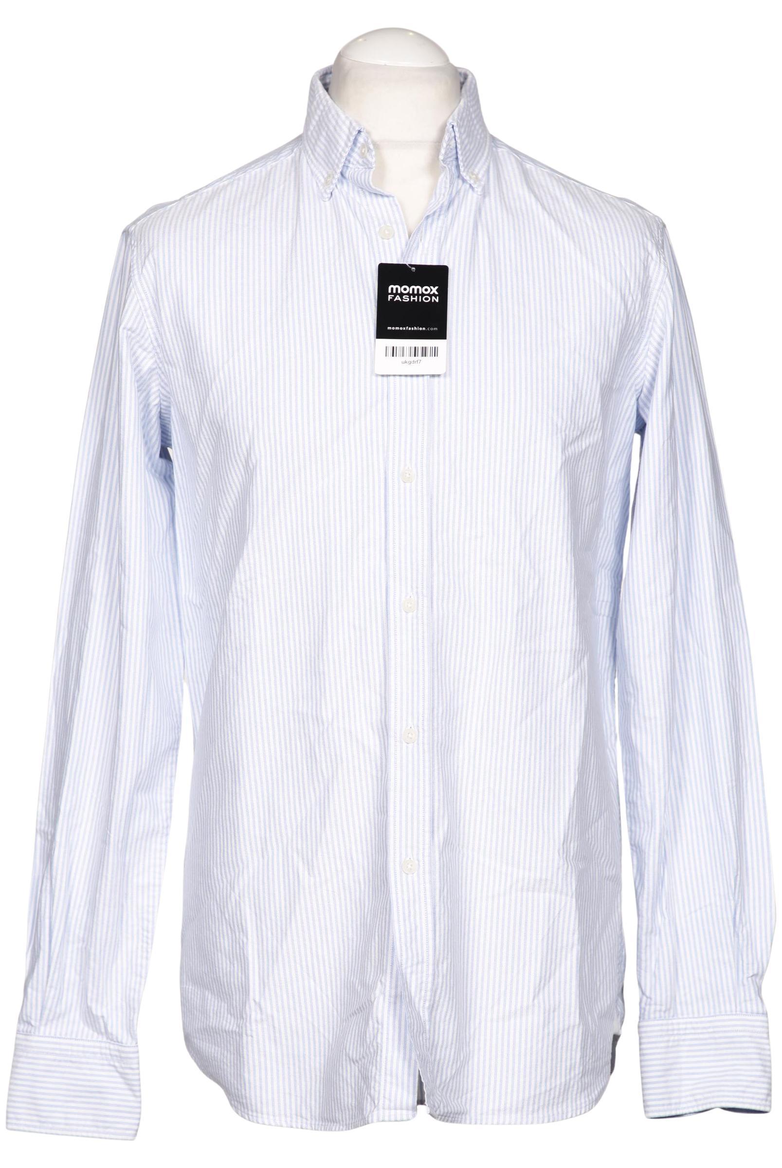 

Massimo Dutti Herren Hemd, hellblau, Gr. 48