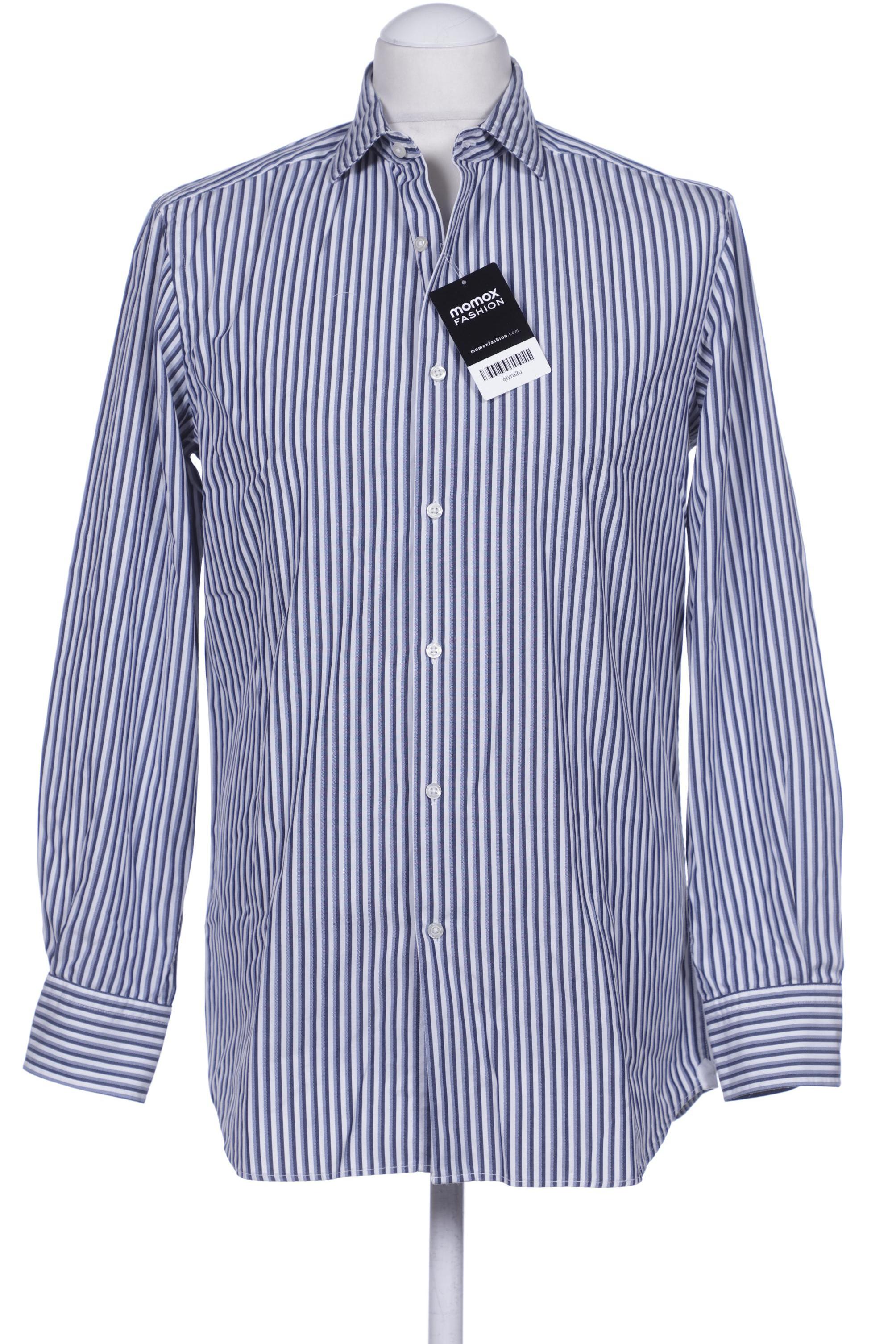 

Massimo Dutti Herren Hemd, blau, Gr. 48
