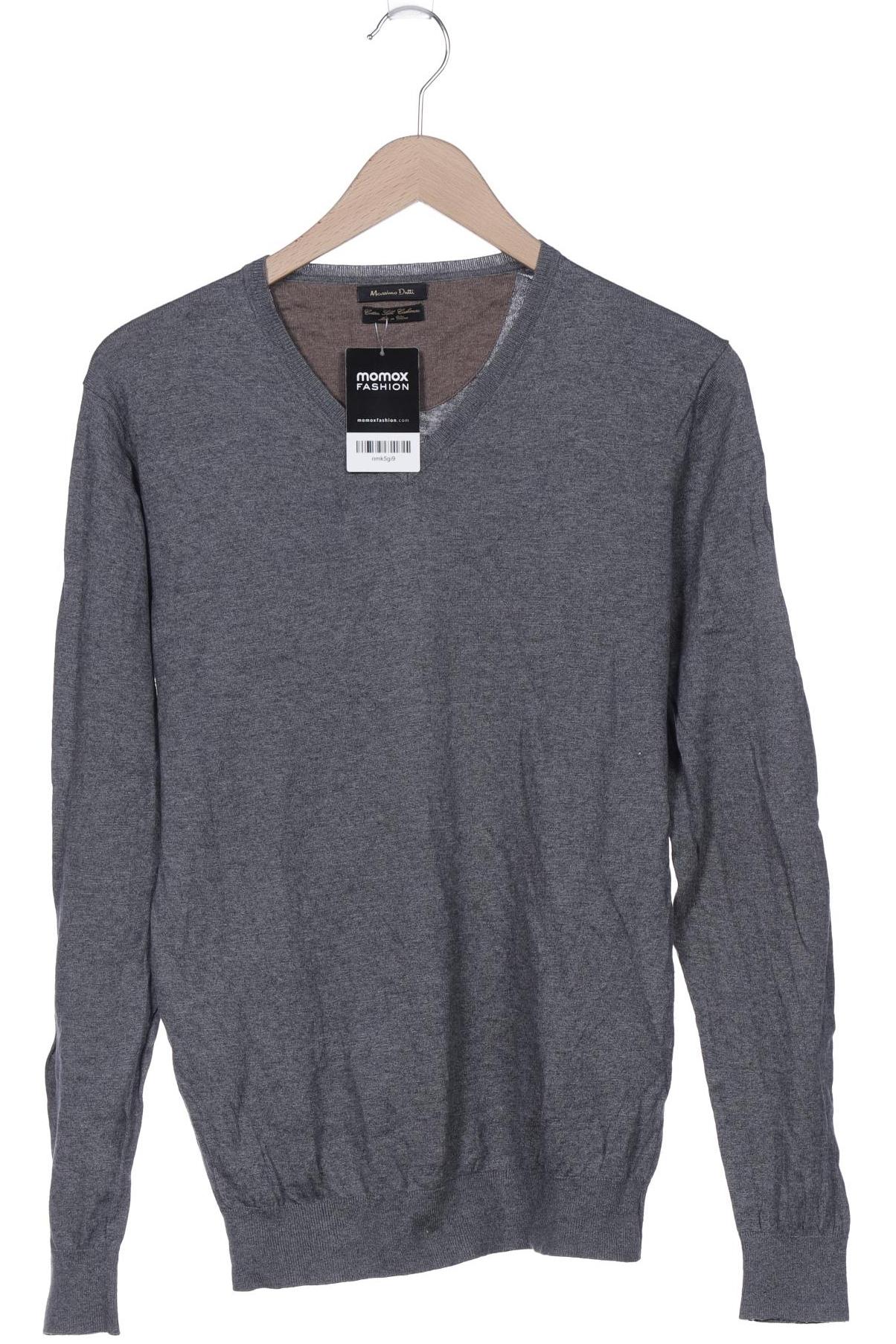 

Massimo Dutti Herren Pullover, grau, Gr. 48