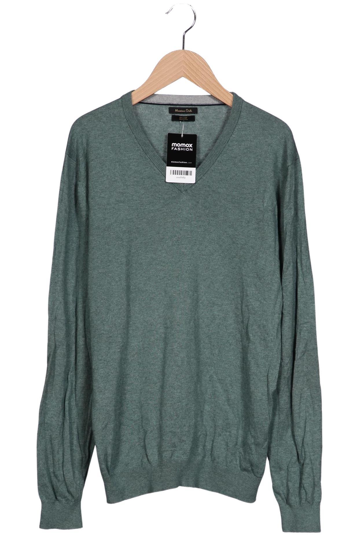 

Massimo Dutti Herren Pullover, grün, Gr. 52