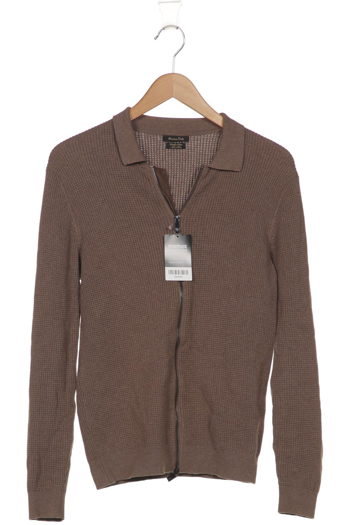 

Massimo Dutti Herren Strickjacke, braun, Gr. 48