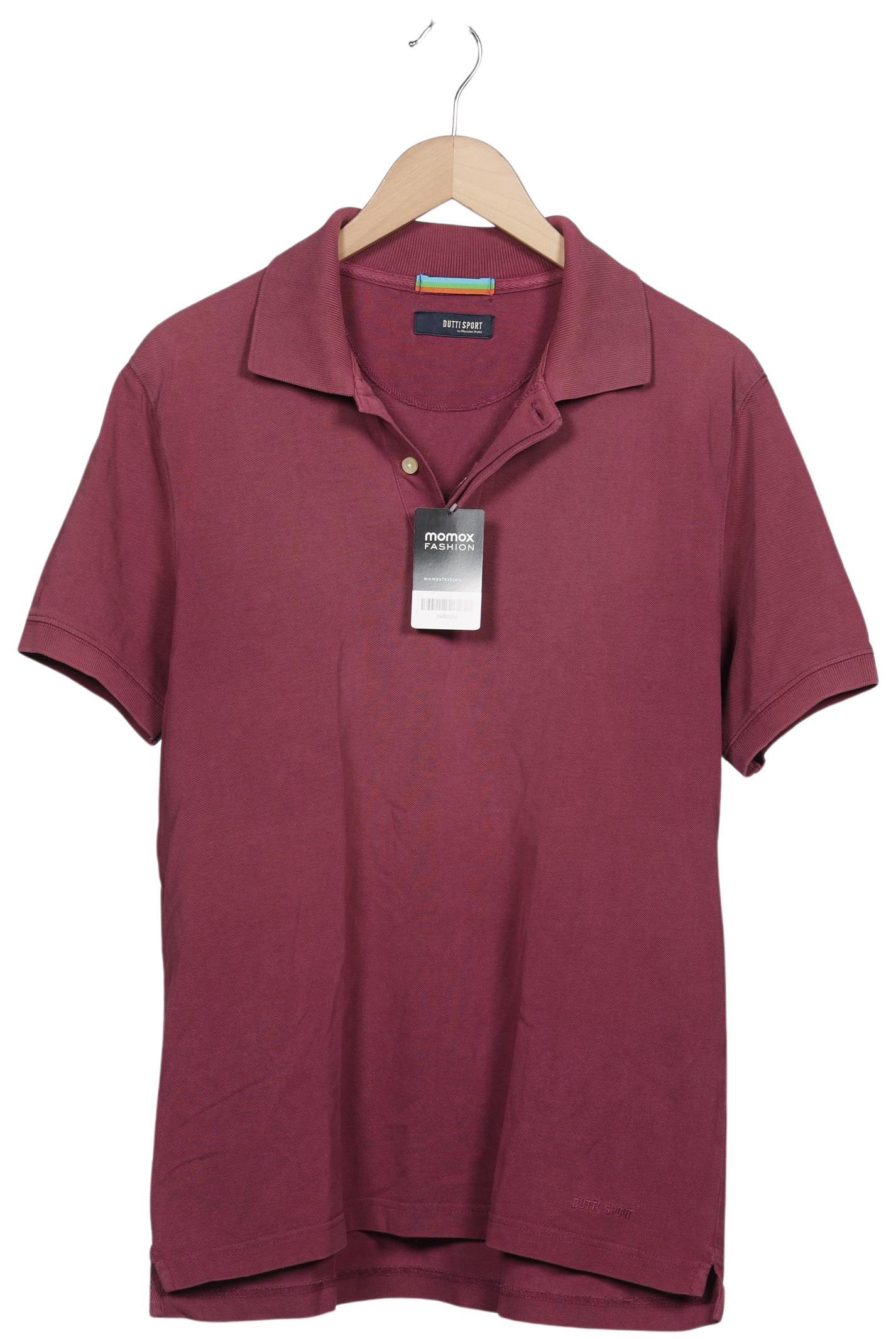 

Massimo Dutti Herren Poloshirt, bordeaux, Gr. 52