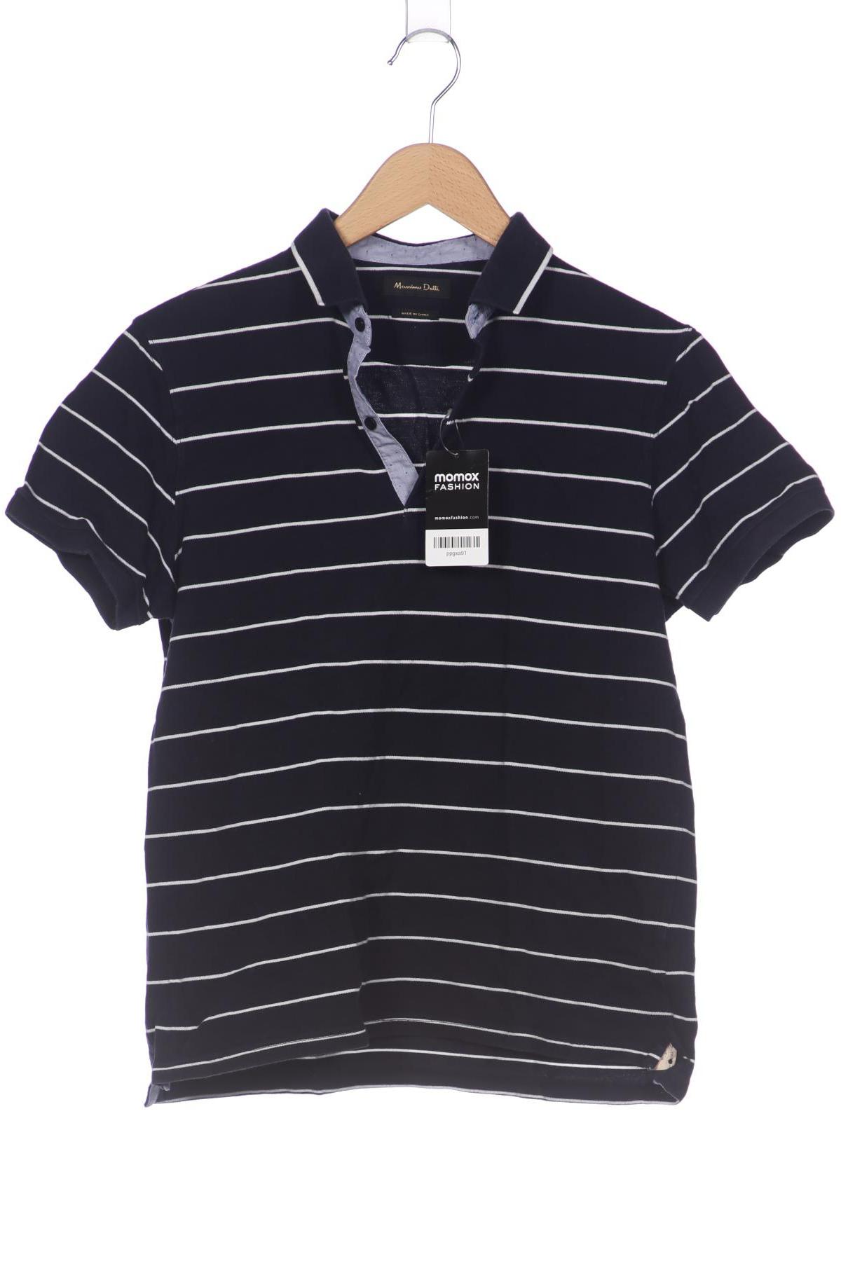 

Massimo Dutti Herren Poloshirt, marineblau, Gr. 48
