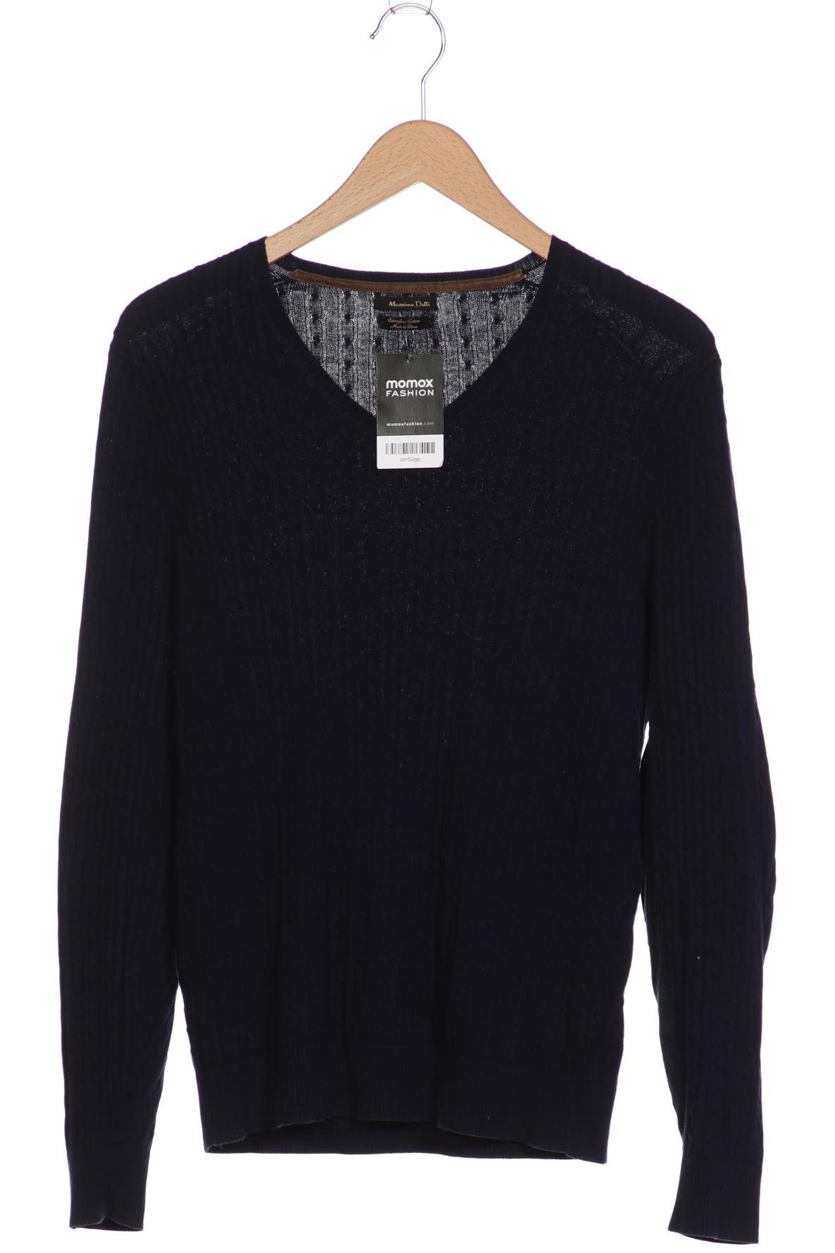 

Massimo Dutti Herren Pullover, marineblau