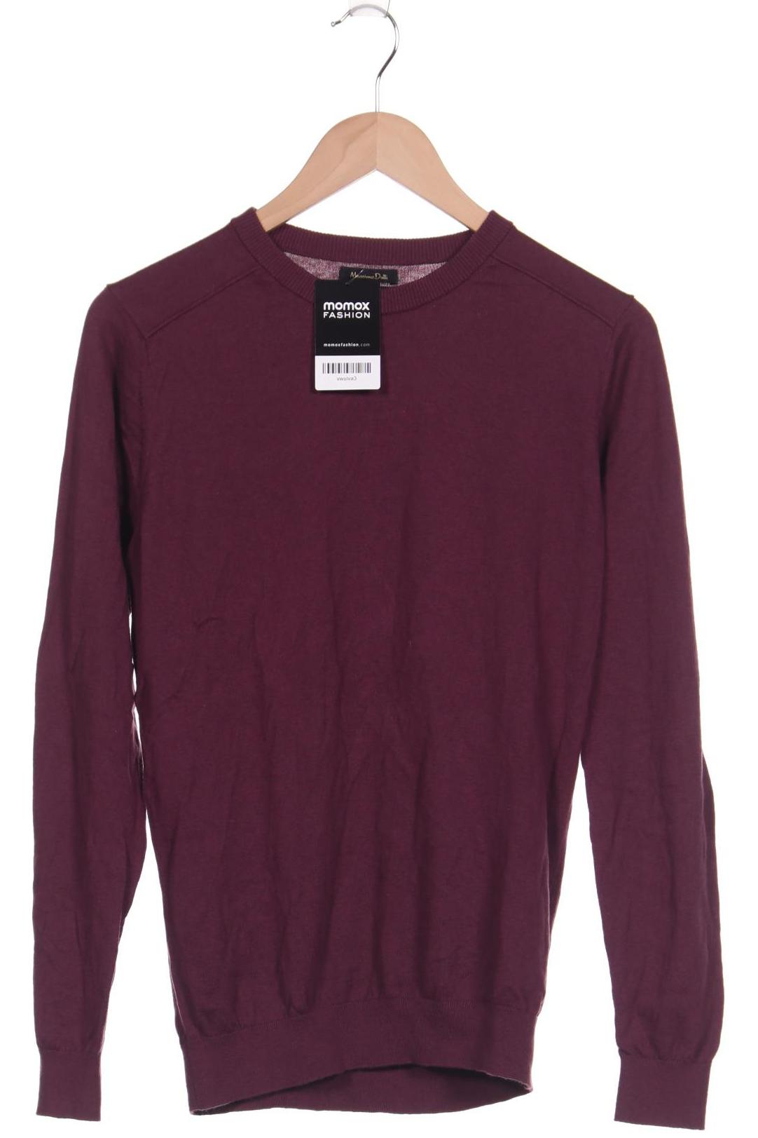 

Massimo Dutti Herren Pullover, bordeaux, Gr. 46