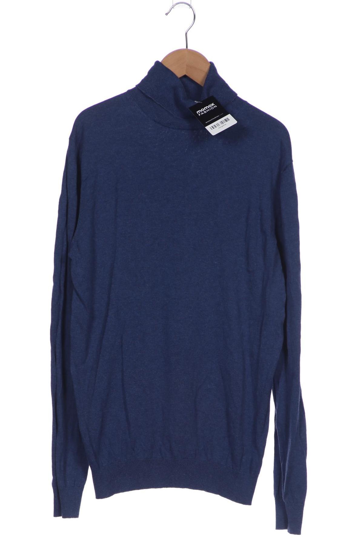 

Massimo Dutti Herren Pullover, blau, Gr. 52