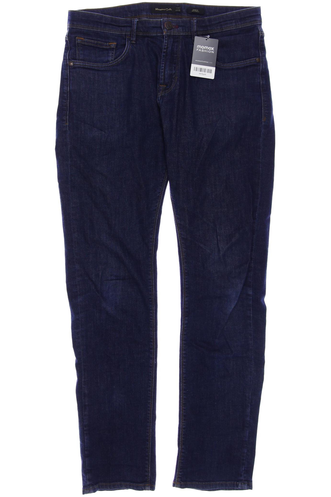 

Massimo Dutti Herren Jeans, marineblau