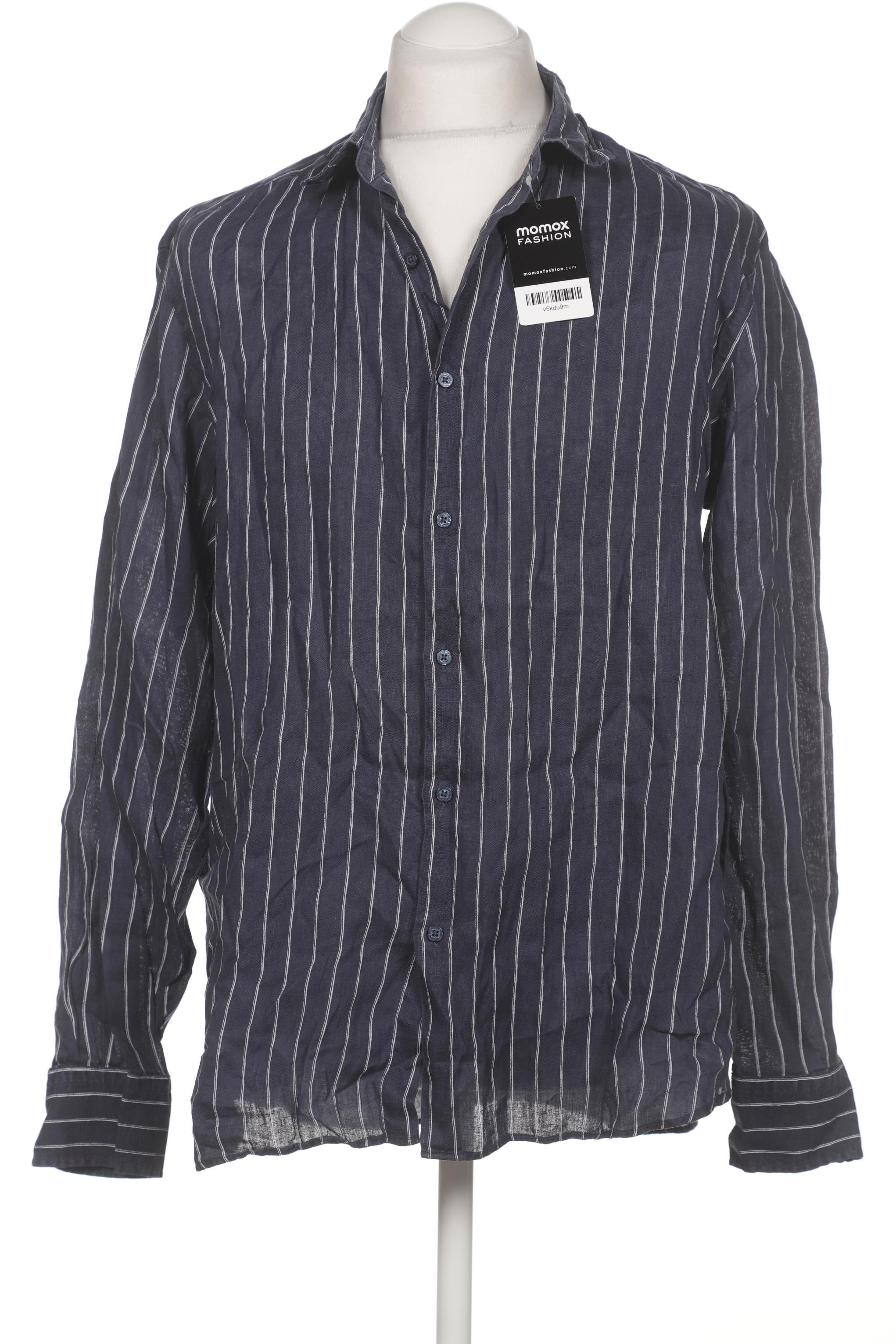 

Massimo Dutti Herren Hemd, marineblau, Gr. 54