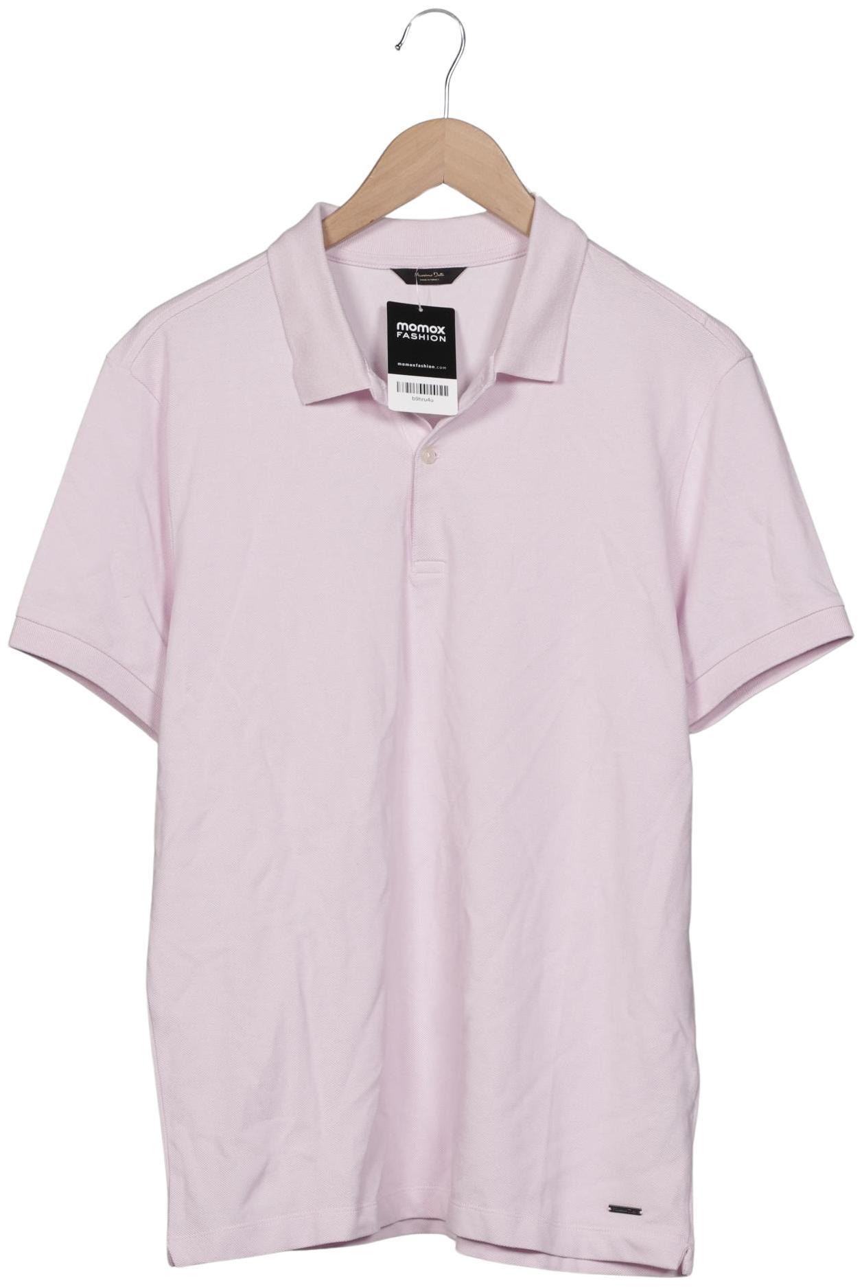 

Massimo Dutti Herren Poloshirt, pink, Gr. 48