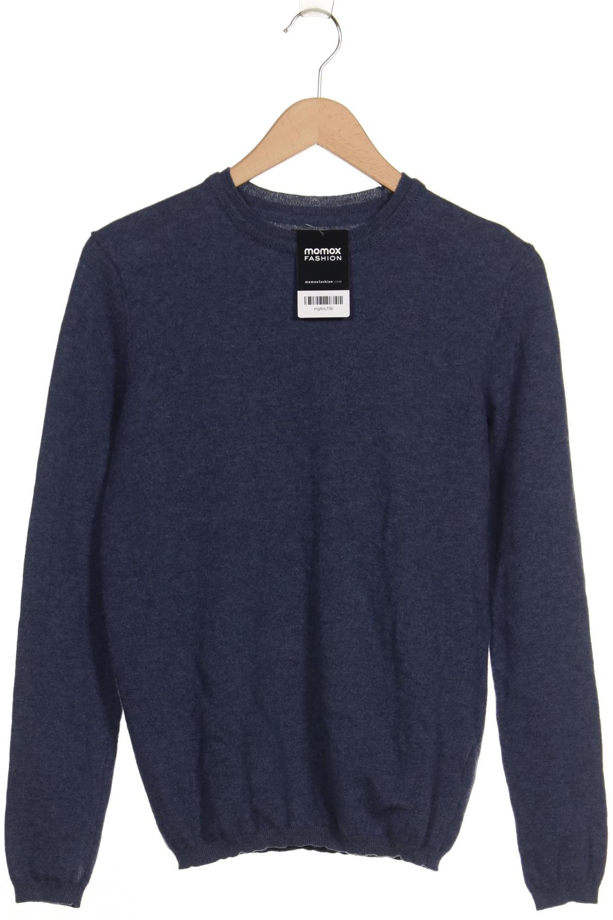 

Massimo Dutti Herren Pullover, blau, Gr. 48