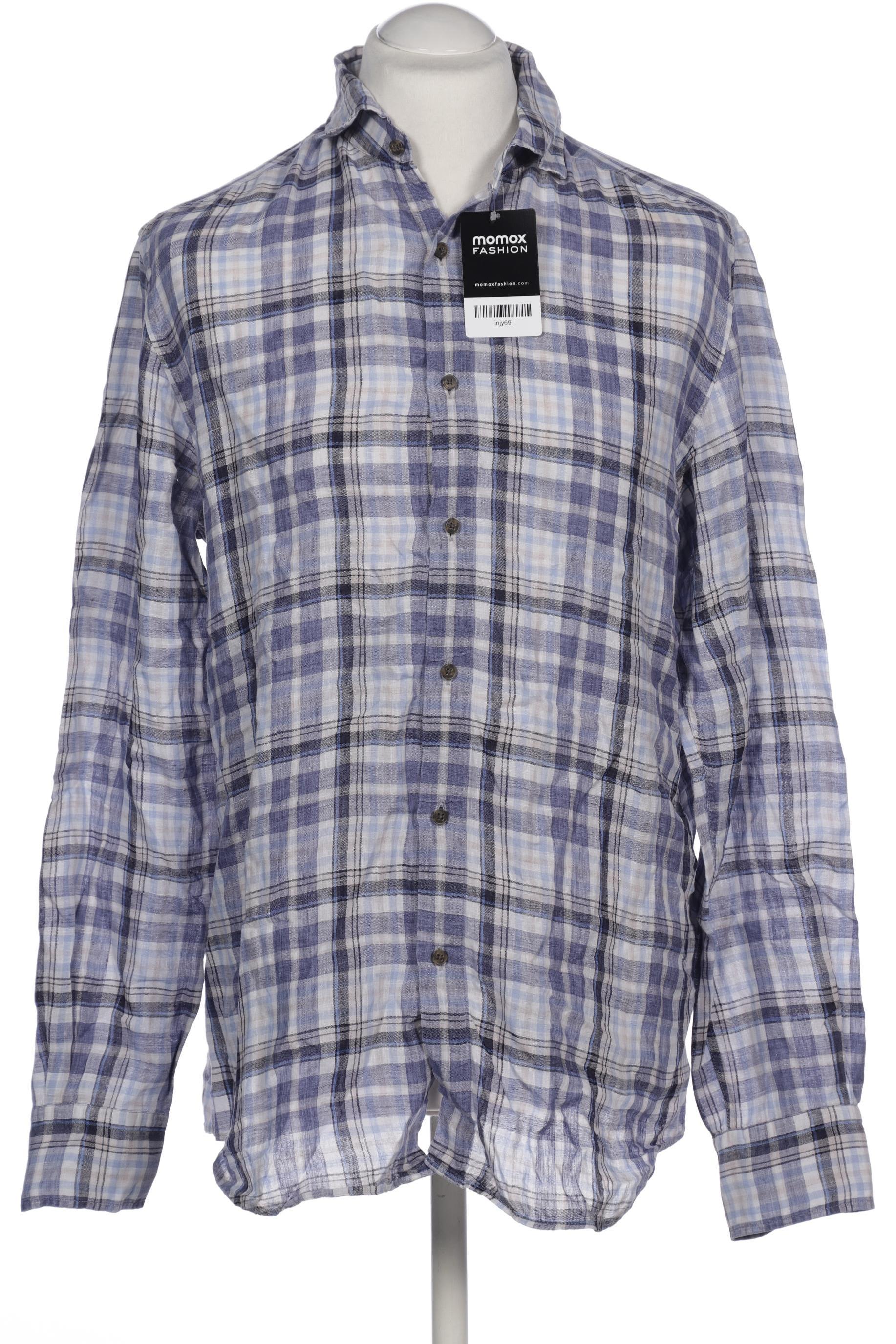 

Massimo Dutti Herren Hemd, blau, Gr. 52