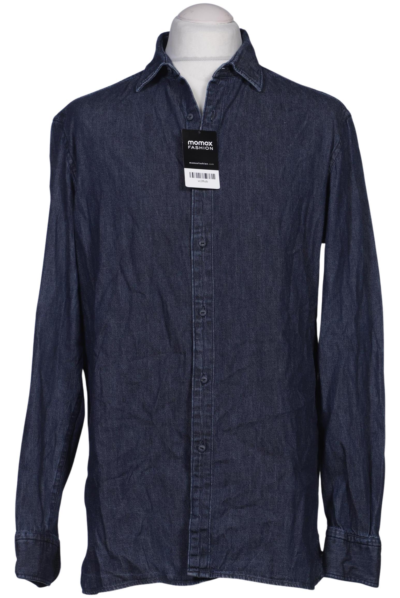 

Massimo Dutti Herren Hemd, marineblau, Gr. 54