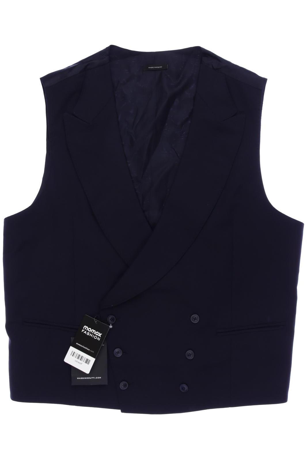 

Massimo Dutti Herren Weste, marineblau, Gr. 50